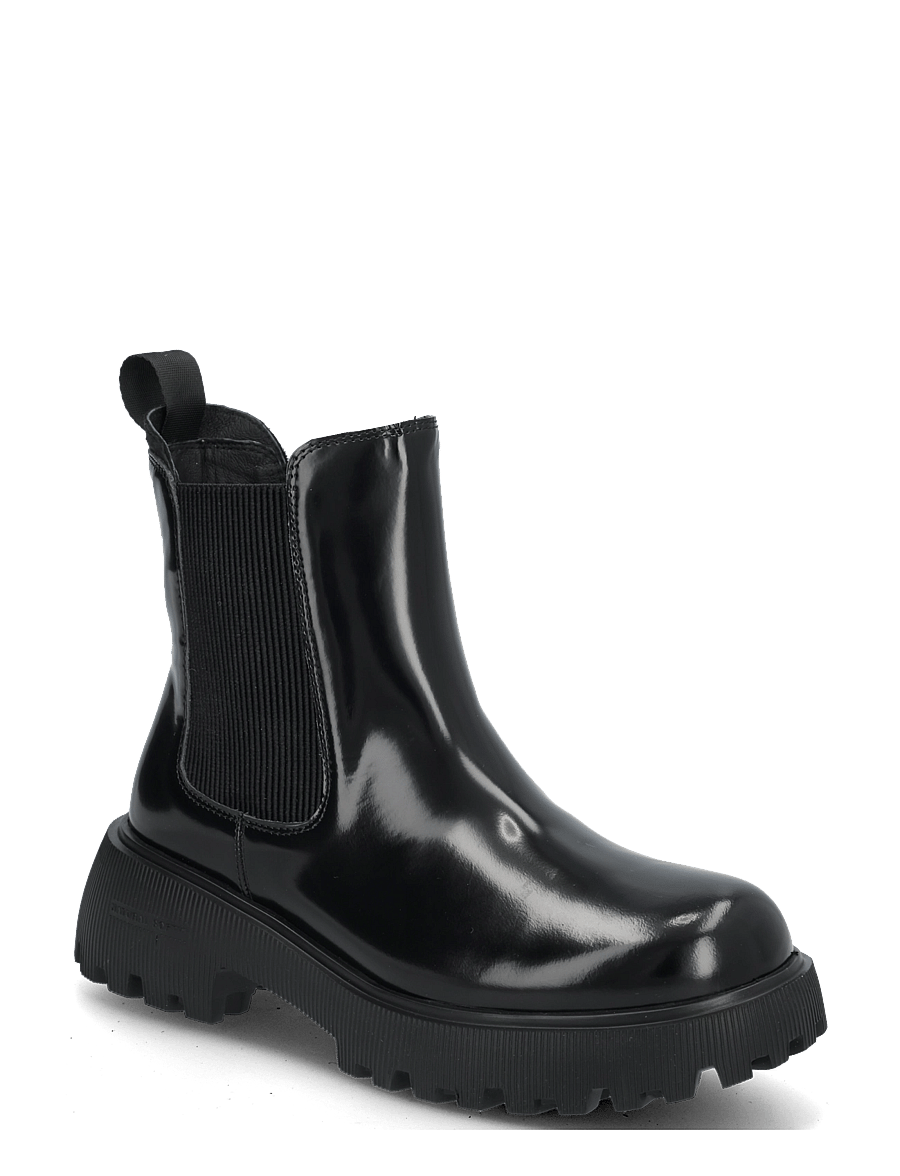 WODEN - Aya Patent - kontsaga poolsaapad - black - 0