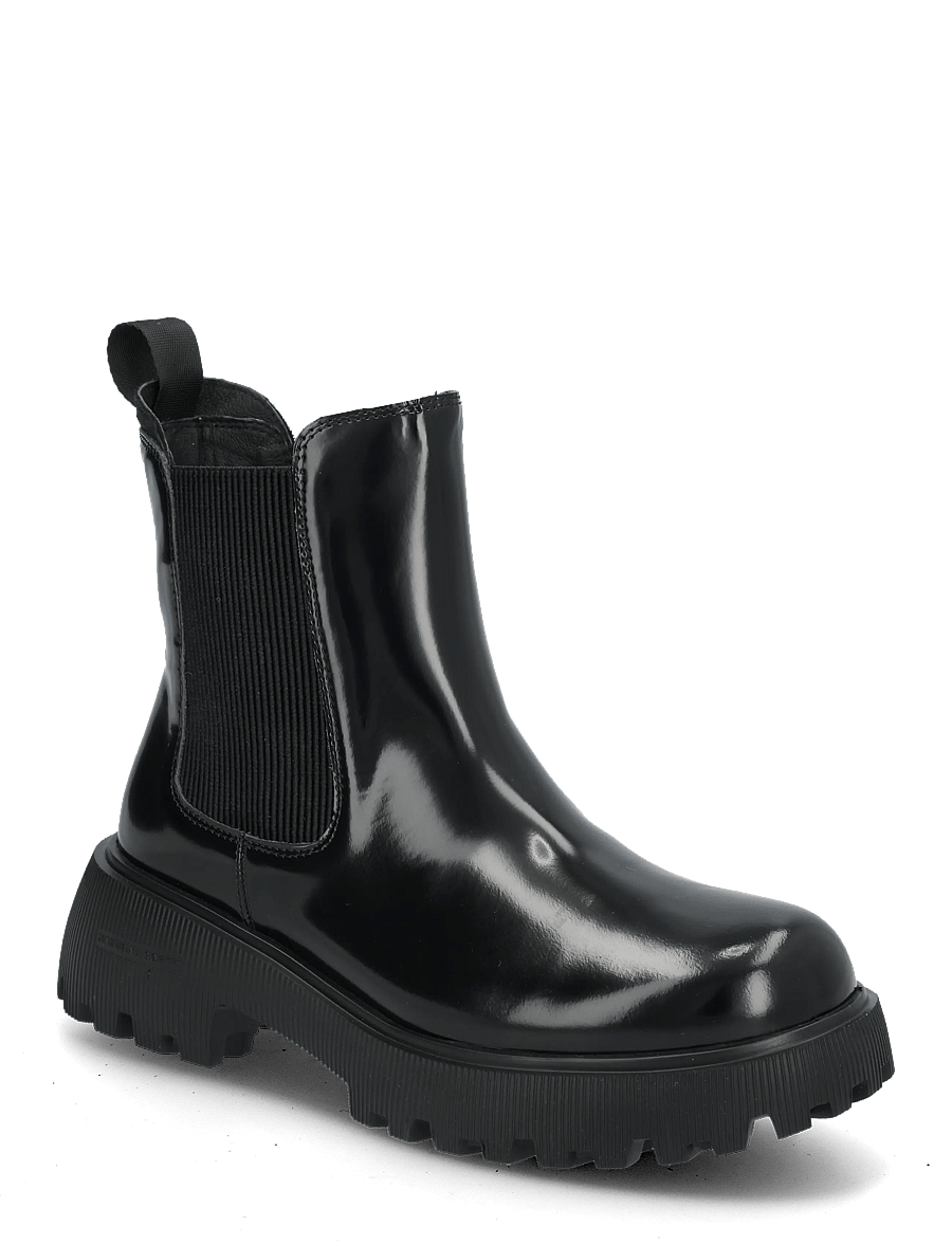 WODEN - Aya Patent - madalad poolsaapad - black - 0