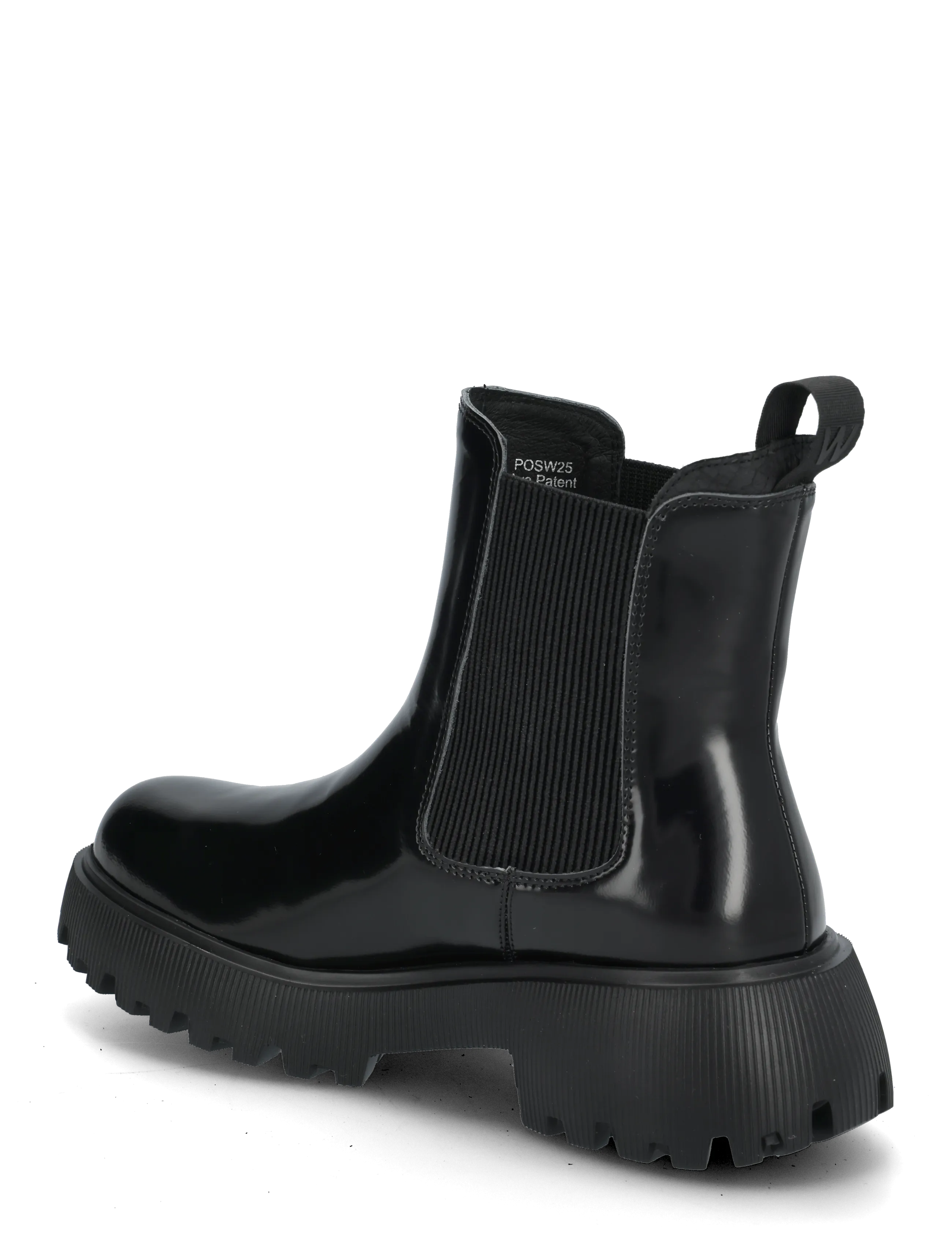 WODEN - Aya Patent - madalad poolsaapad - black - 1
