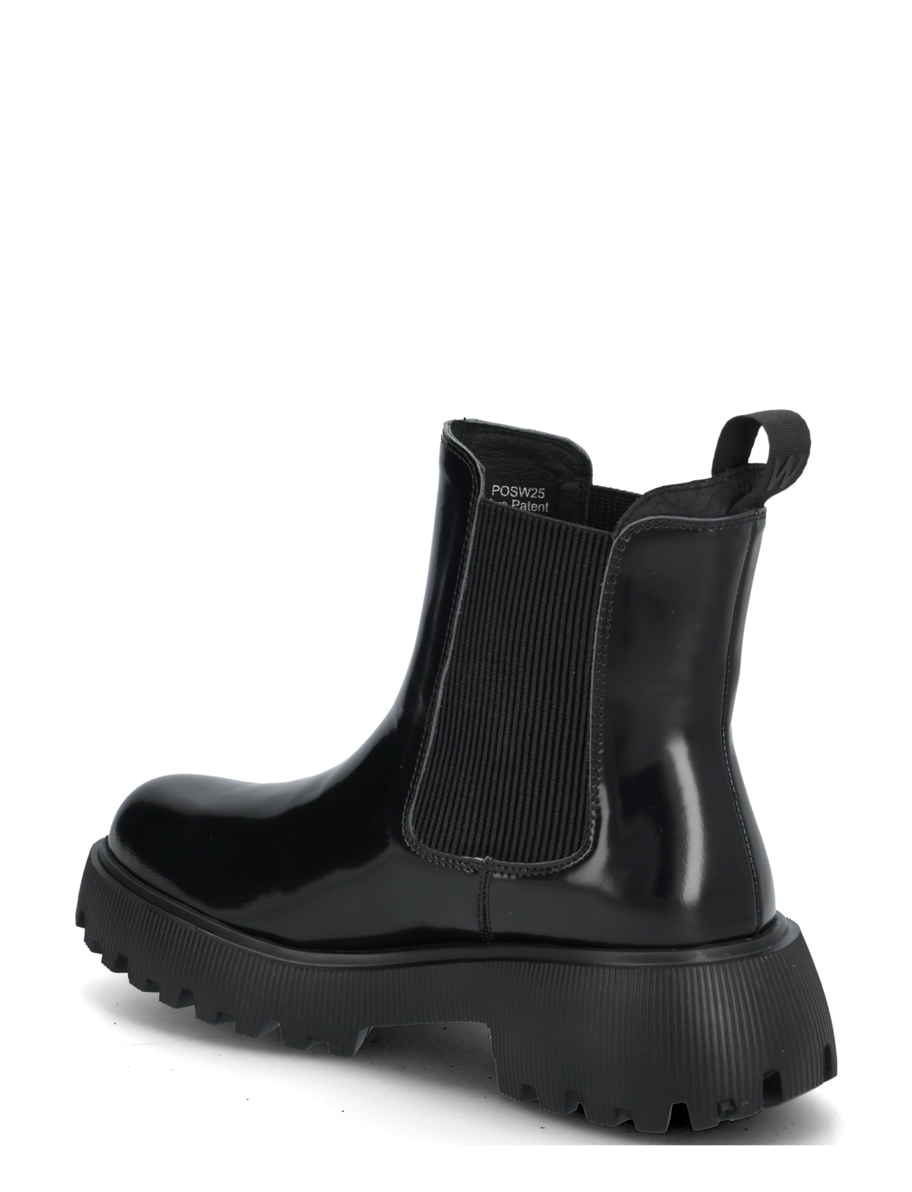 WODEN - Aya Patent - kontsaga poolsaapad - black - 1