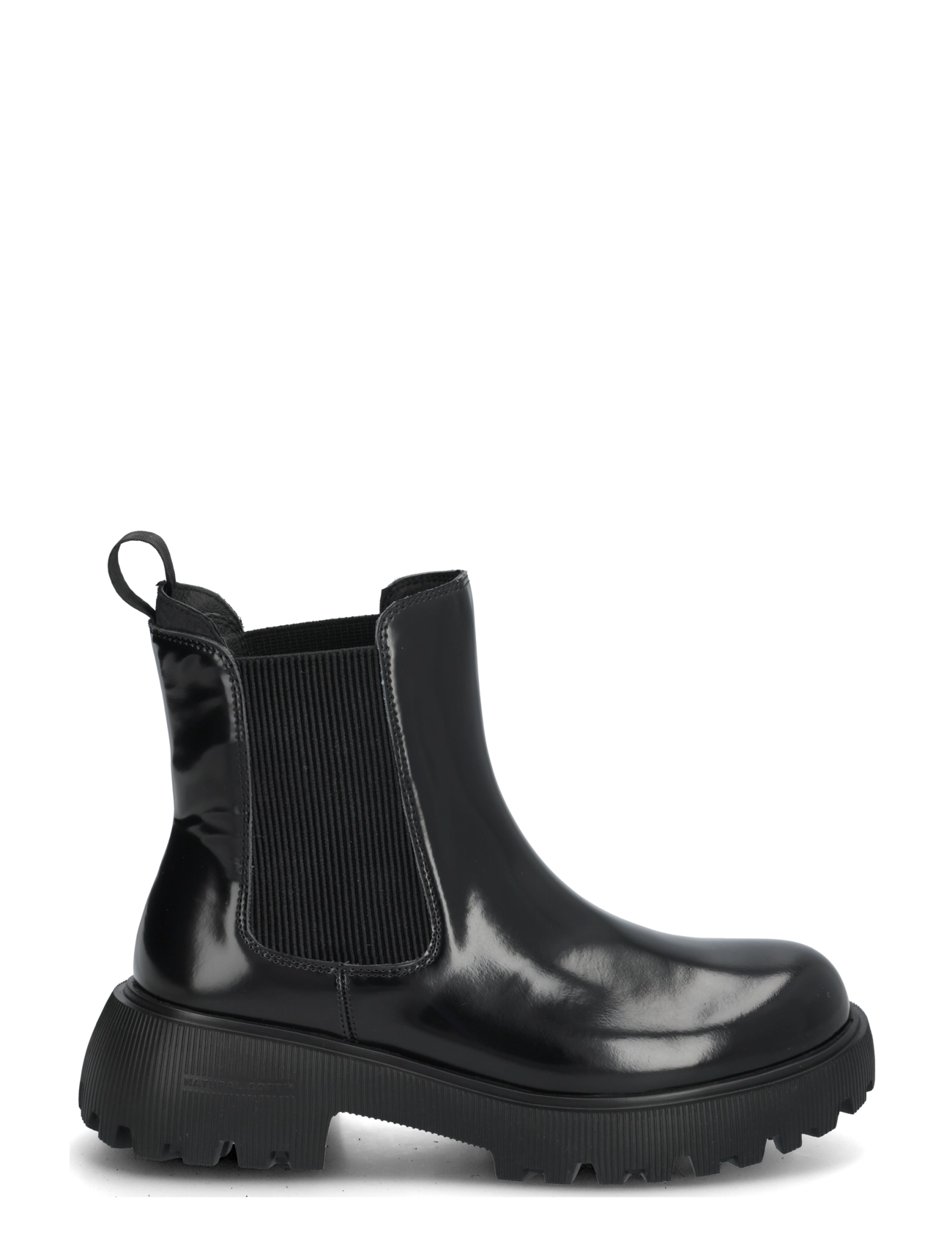 WODEN - Aya Patent - kontsaga poolsaapad - black - 2