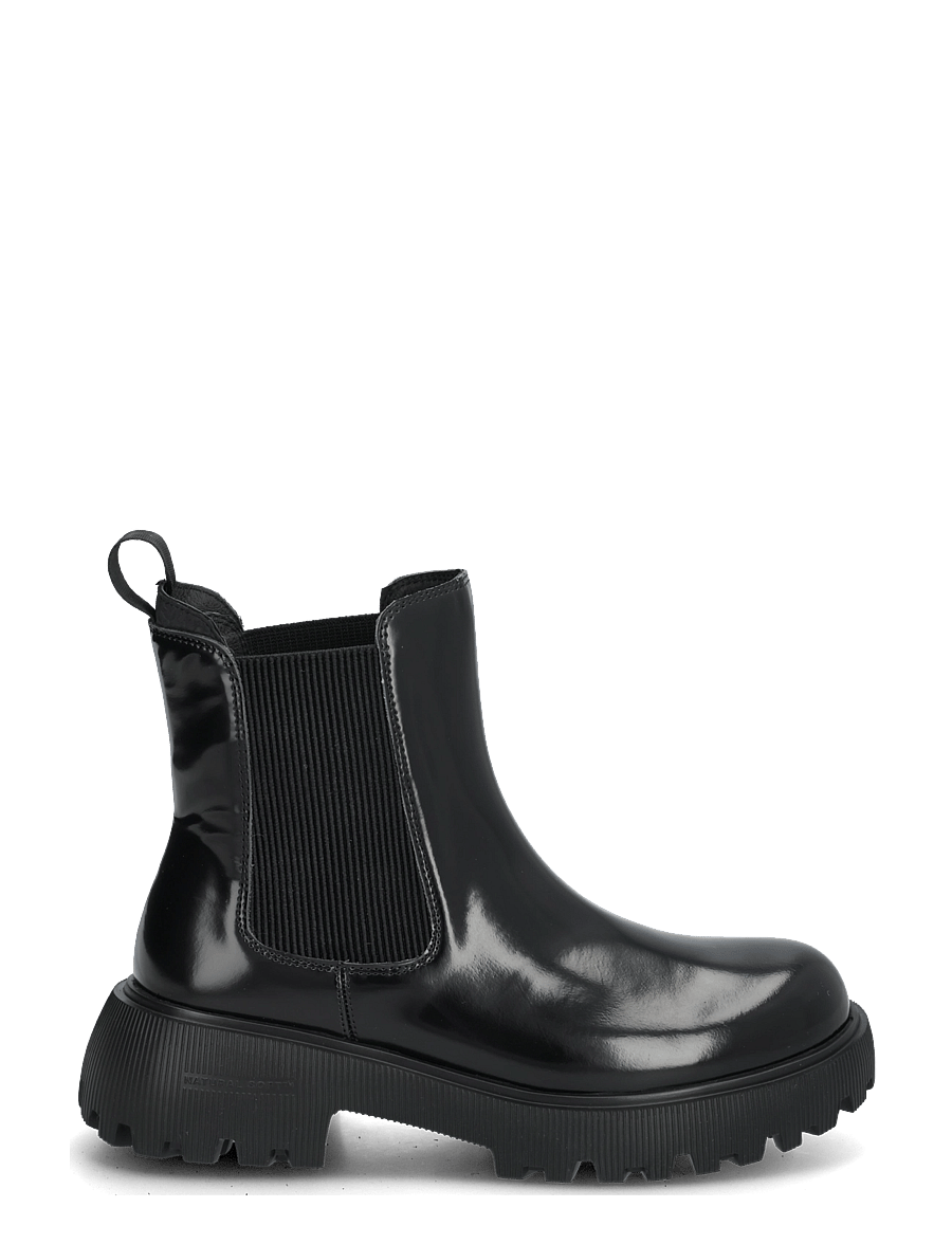 WODEN - Aya Patent - kontsaga poolsaapad - black - 2
