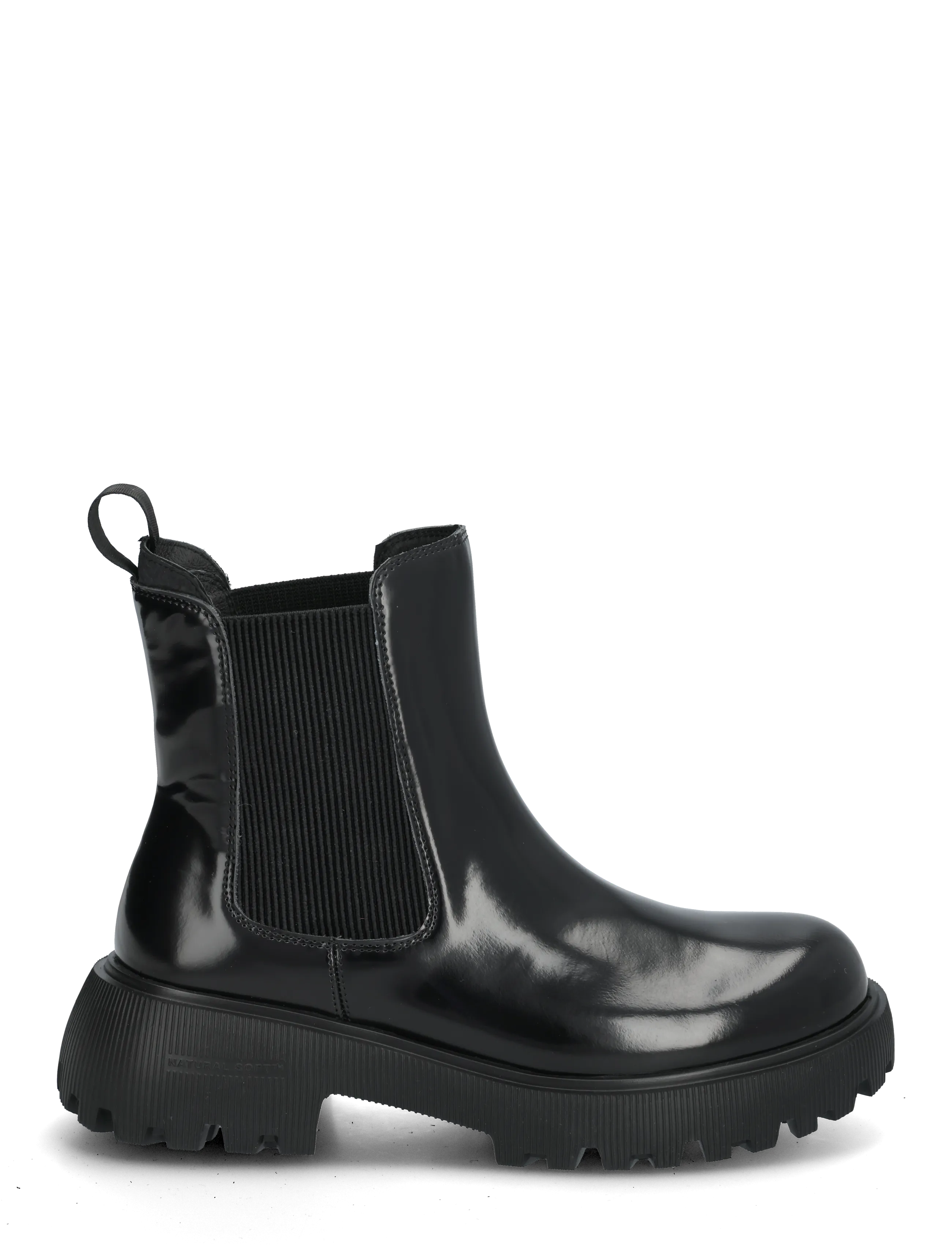 WODEN - Aya Patent - madalad poolsaapad - black - 2