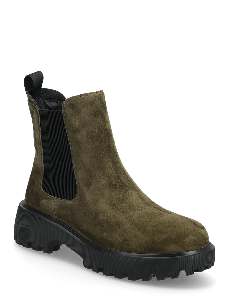 WODEN - Aya S - tasapohjaiset nilkkurit - dark olive - 1