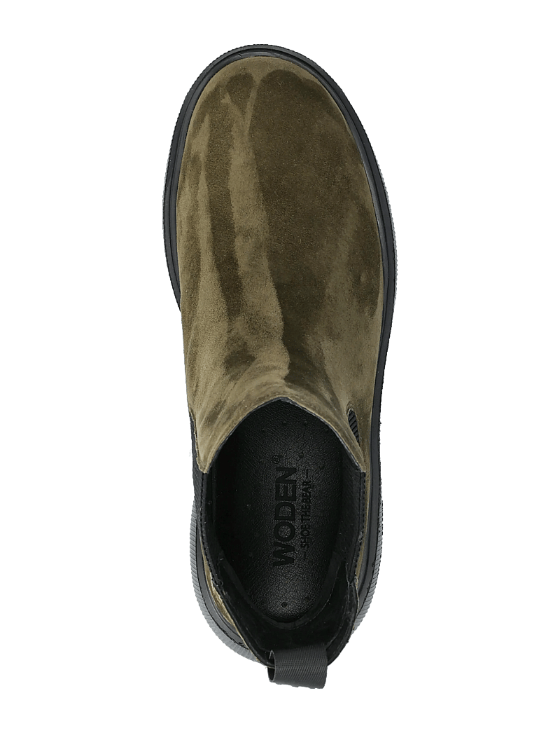 WODEN - Aya S - tasapohjaiset nilkkurit - dark olive - 4