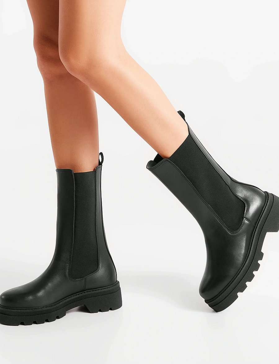 WODEN - Sanna Tall - chelsea boots - black - 0