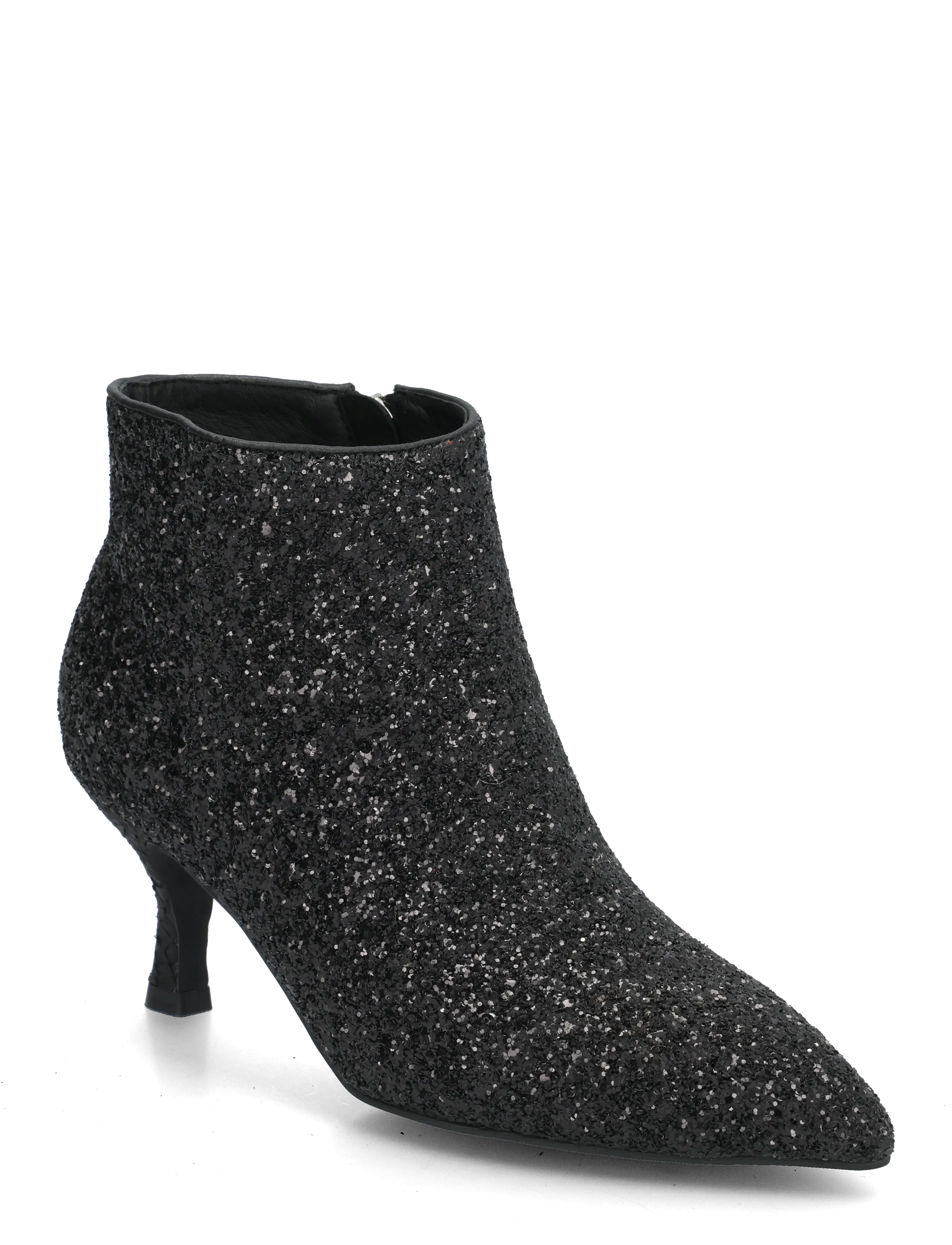 WODEN Vera Glitter, Kvinder, Glimmer Ankelstøvler, Sort, Str: 41
