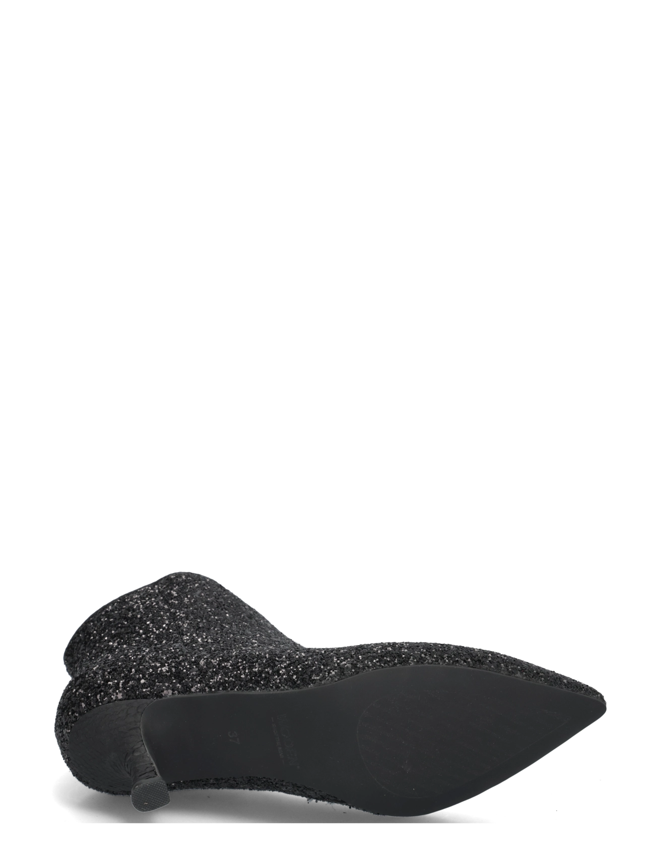 WODEN - Vera Glitter - kontsaga poolsaapad - black - 4