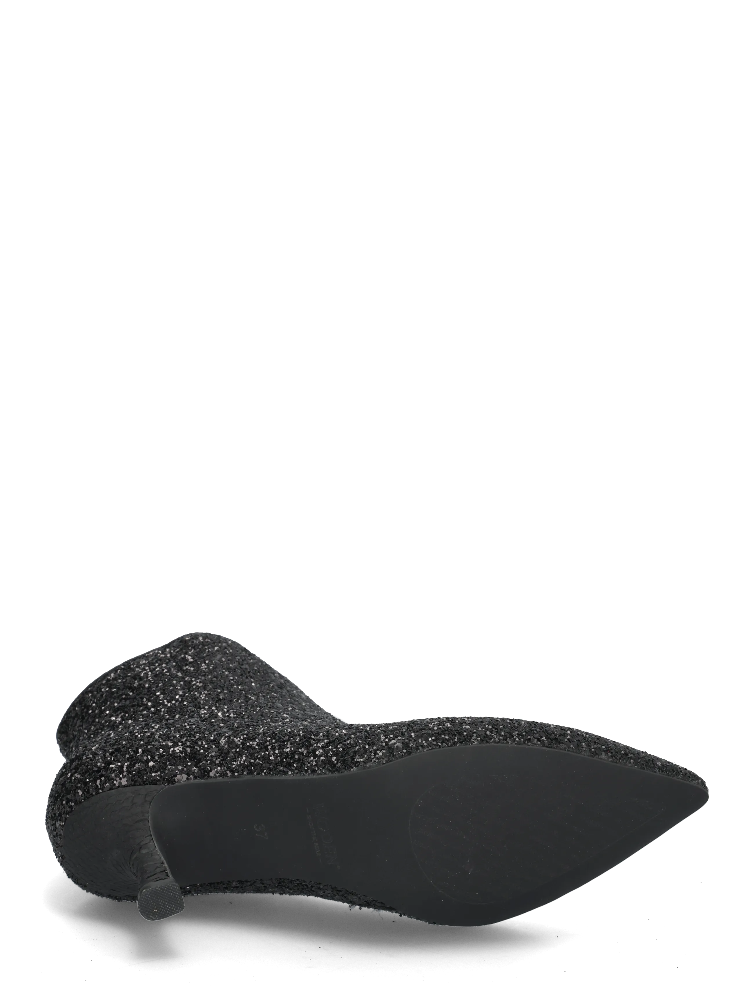 WODEN - Vera Glitter - heeled ankle boots - black - 4