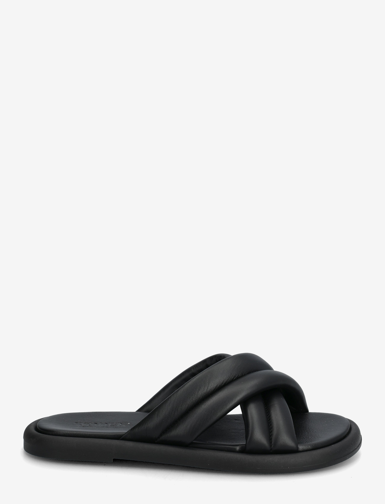 WODEN - Lotta Cross Mule - flache pantoletten - black - 1