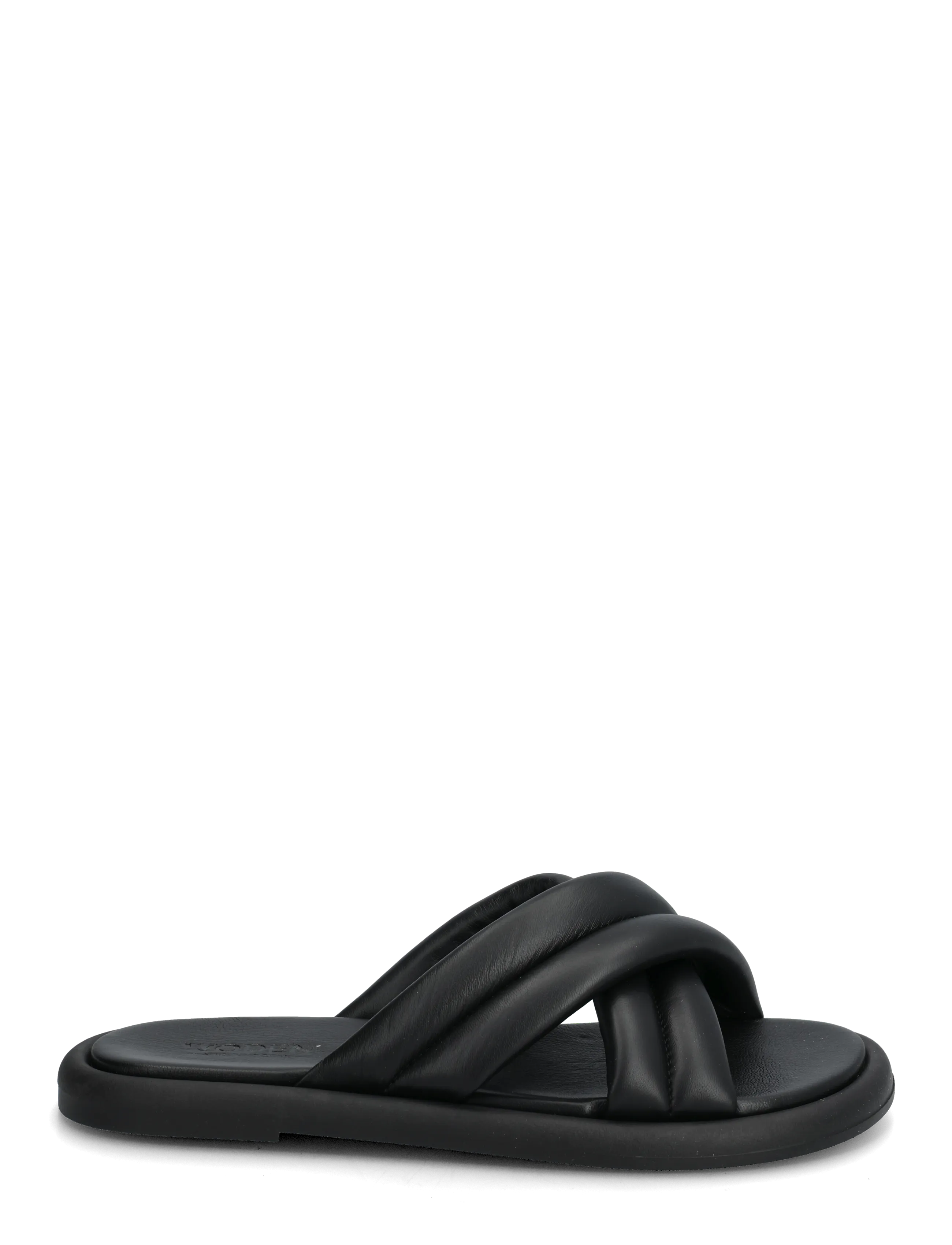 WODEN - Lotta Cross Mule - flat mules - black - 1
