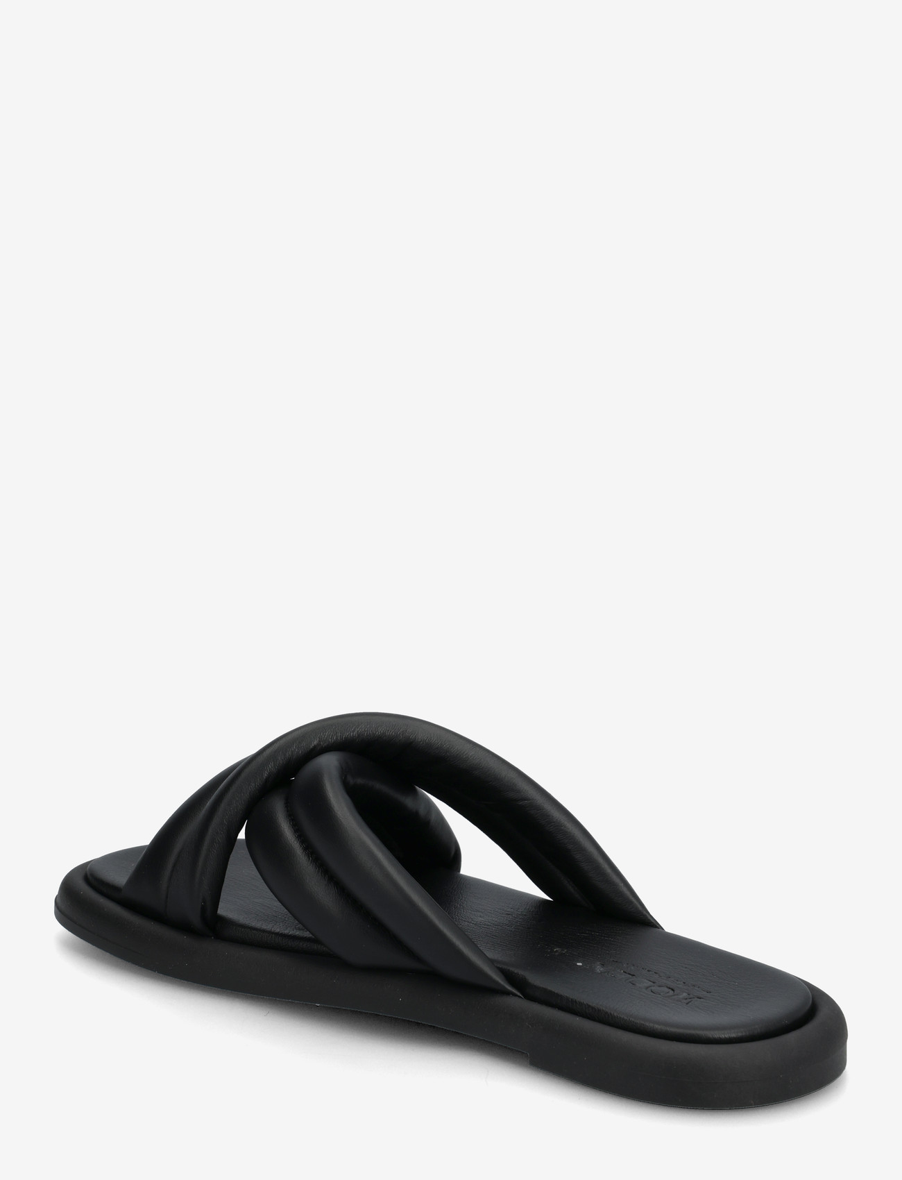 WODEN - Lotta Cross Mule - flache pantoletten - black - 2