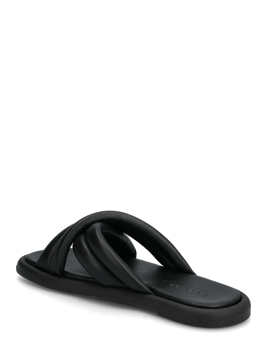 WODEN - Lotta Cross Mule - flache sandalen - black - 2