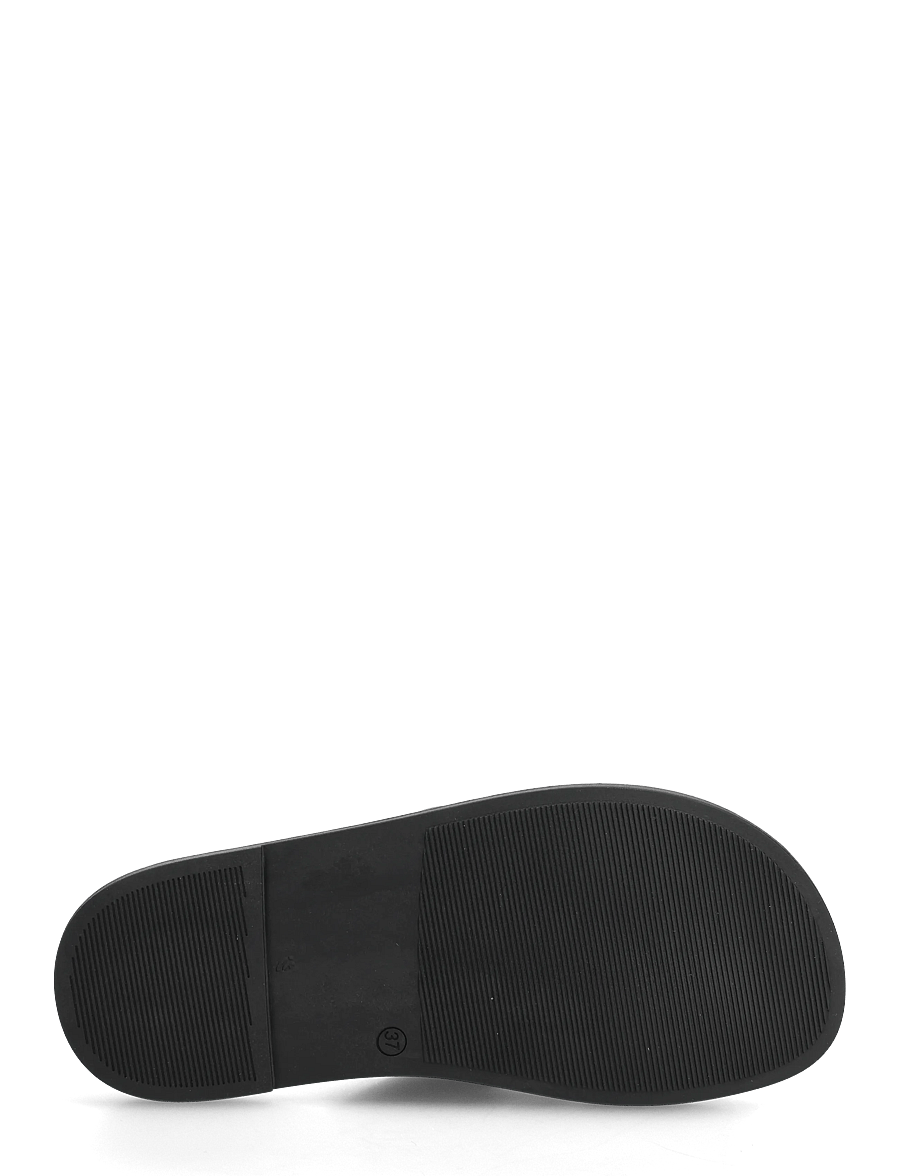 WODEN - Lotta Cross Mule - flache sandalen - black - 4