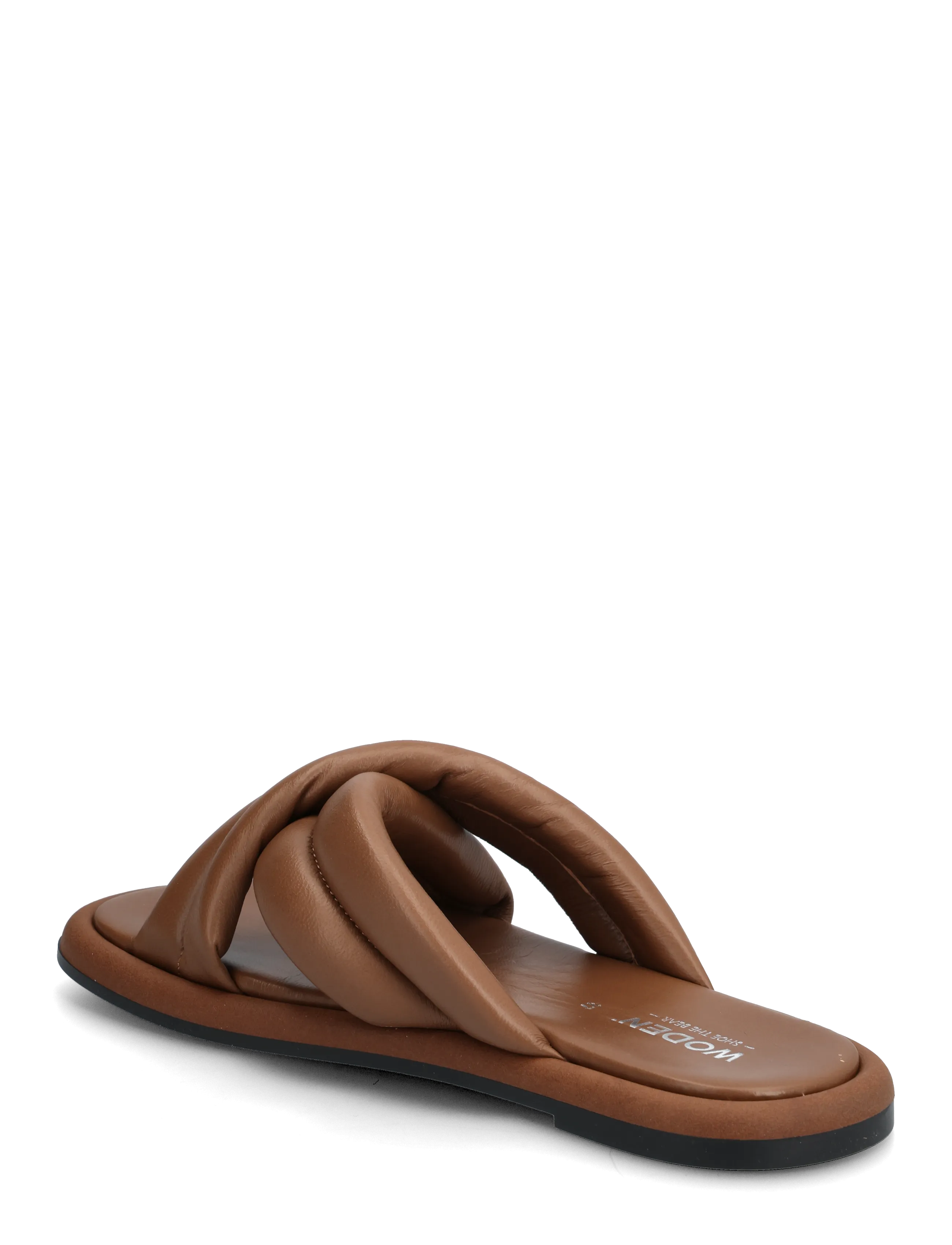 WODEN - Lotta Cross Mule - flat mules - tan - 2