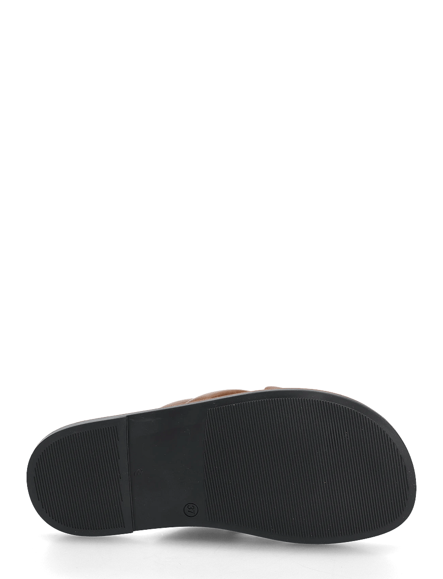 WODEN - Lotta Cross Mule - madalad sandaalid - tan - 4