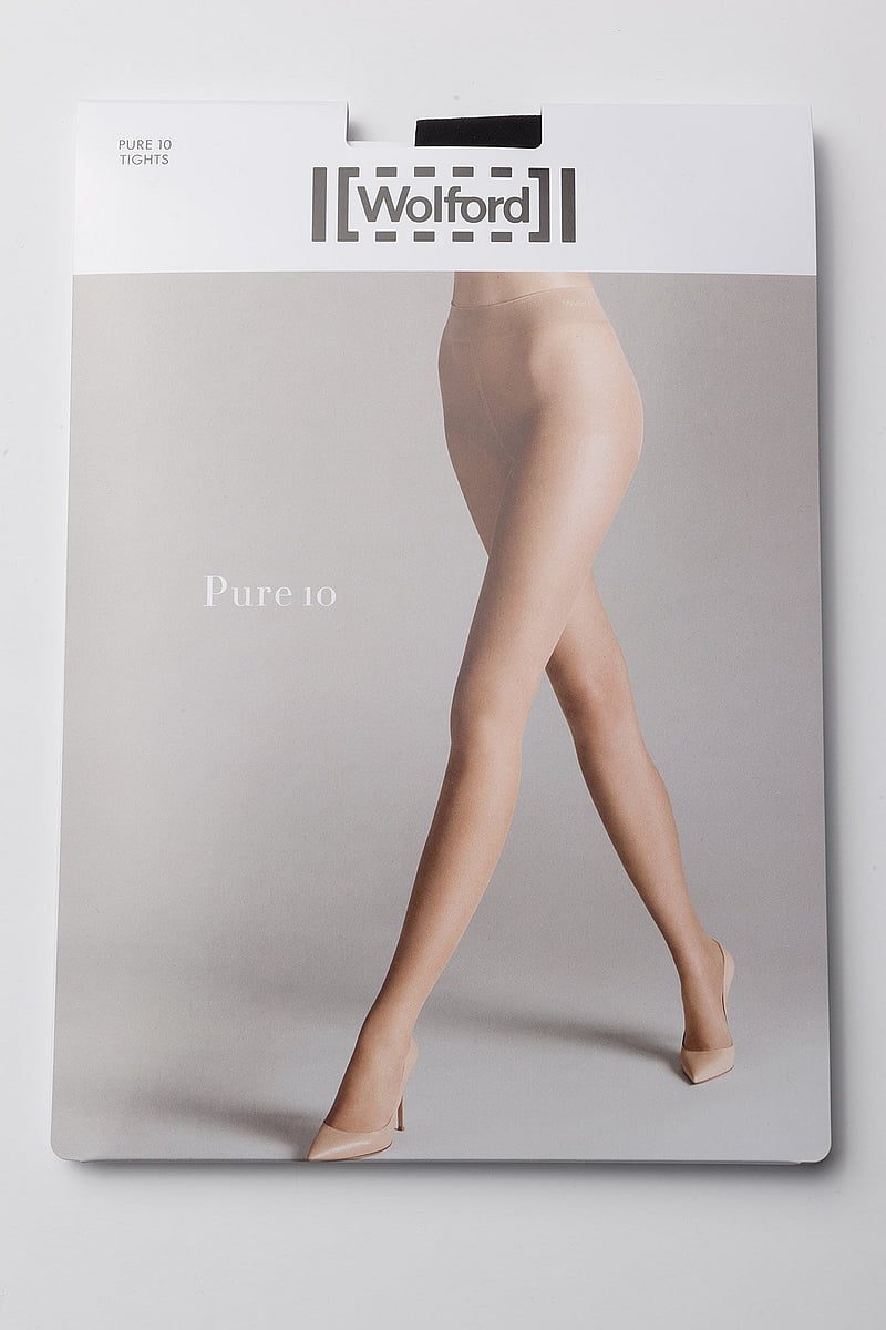 Wolford - Pure 10 Tights - erityistilaisuudet - black - 4