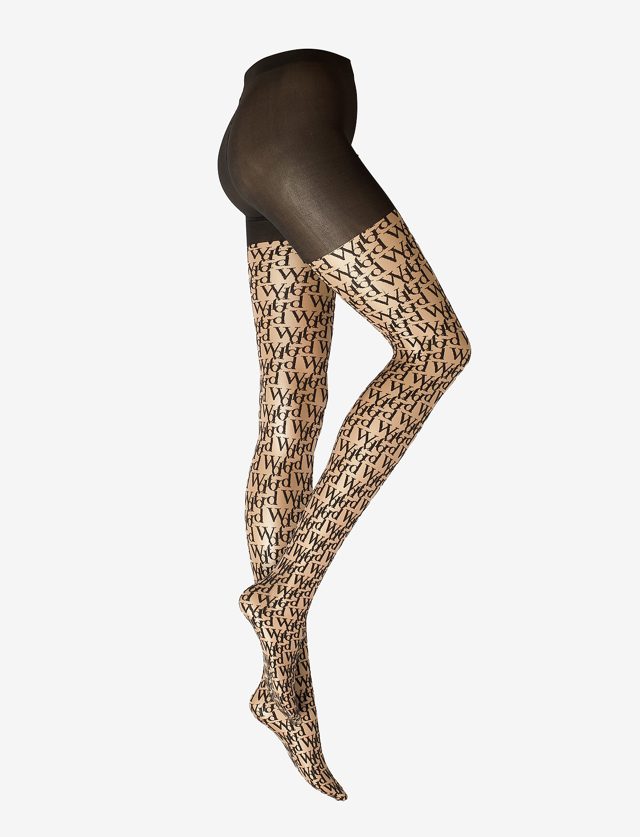 Logomania Tights - FAIRLY LIGHT/BLACK