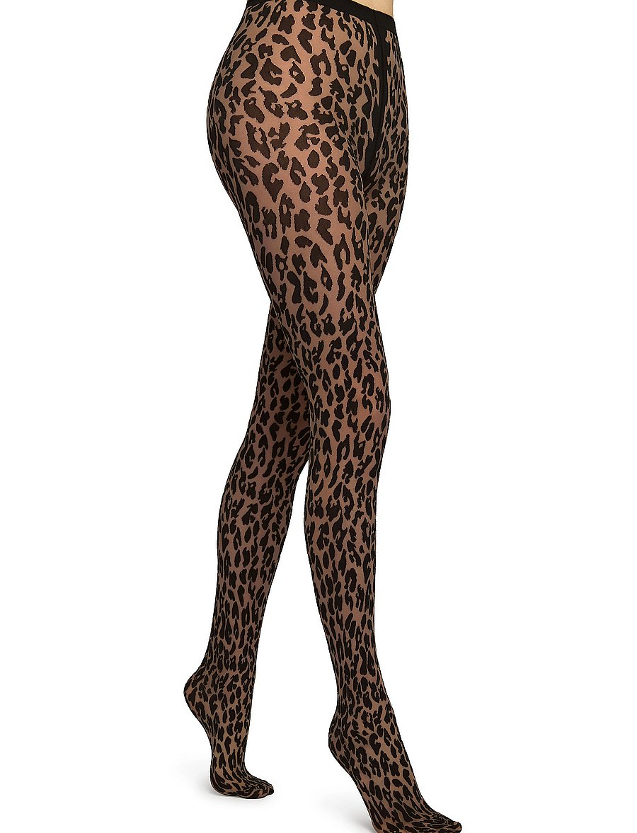 Wolford - Leo Tights - besondere anlässe - black/black - 0
