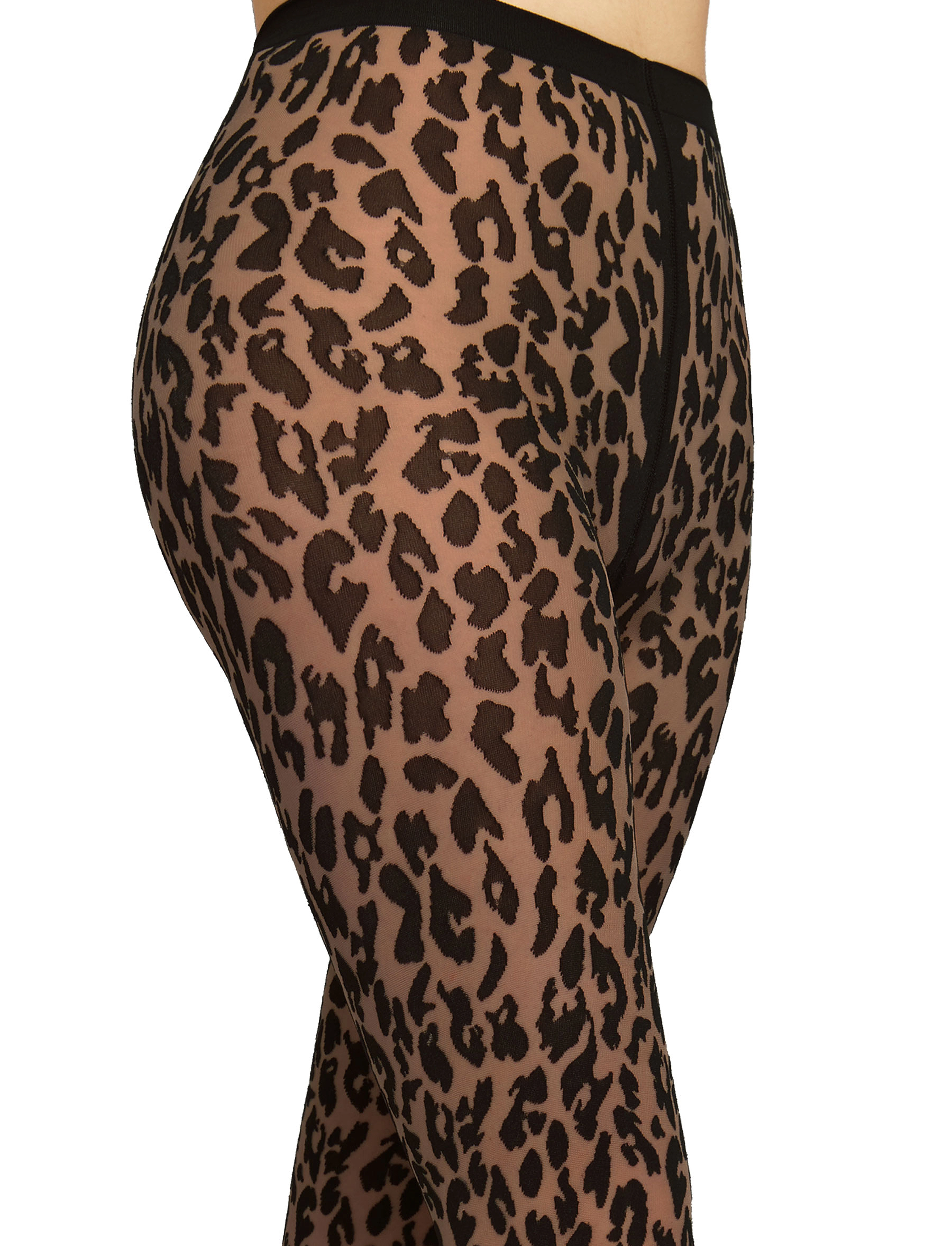 Wolford - Leo Tights - besondere anlässe - black/black - 4
