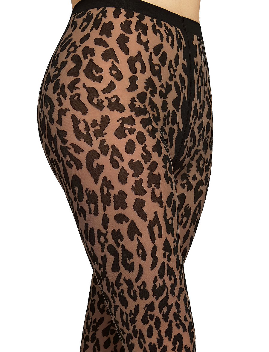 Wolford - Leo Tights - besondere anlässe - black/black - 4
