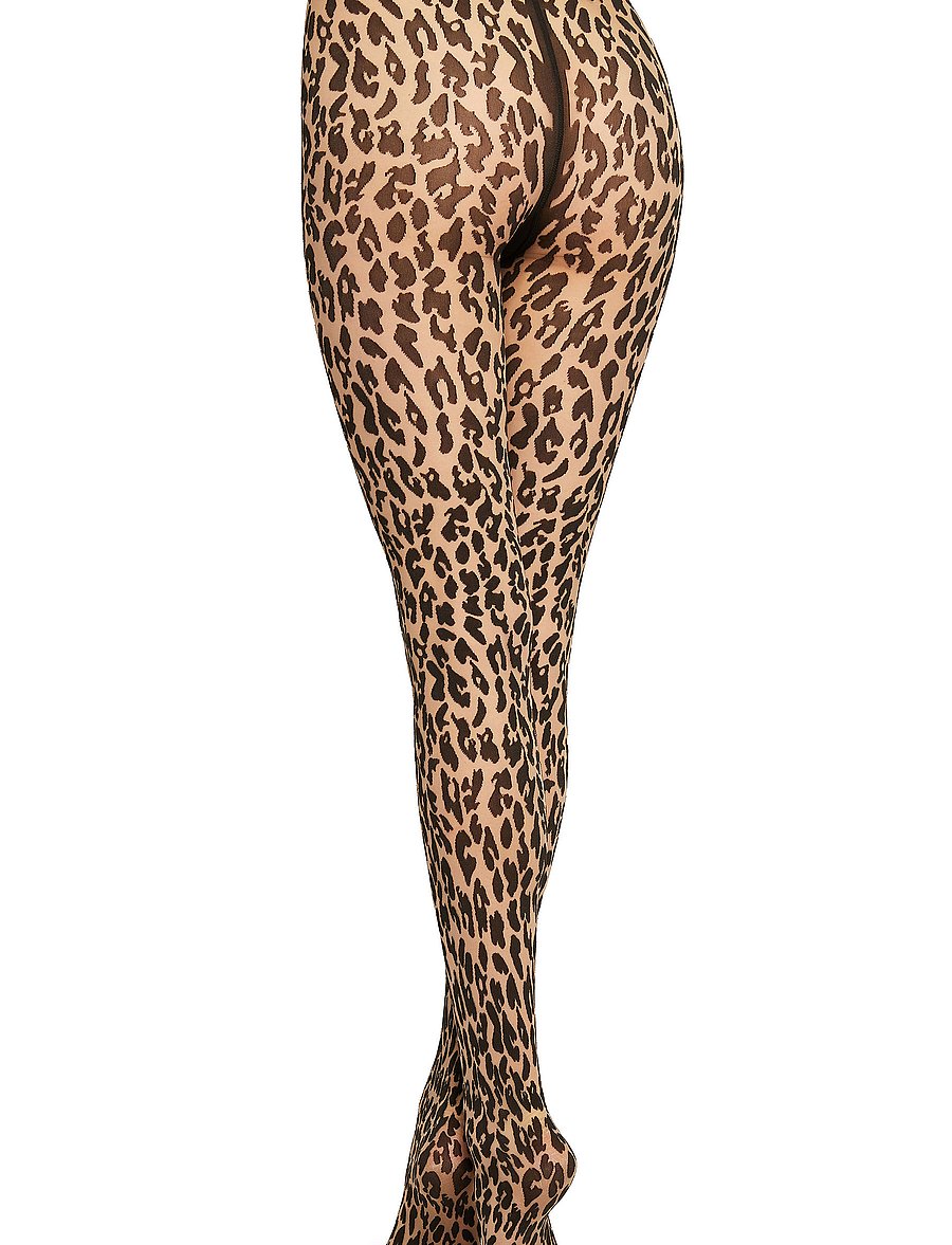 Wolford - Leo Tights - spesielle anledninger - fairly light/black - 3