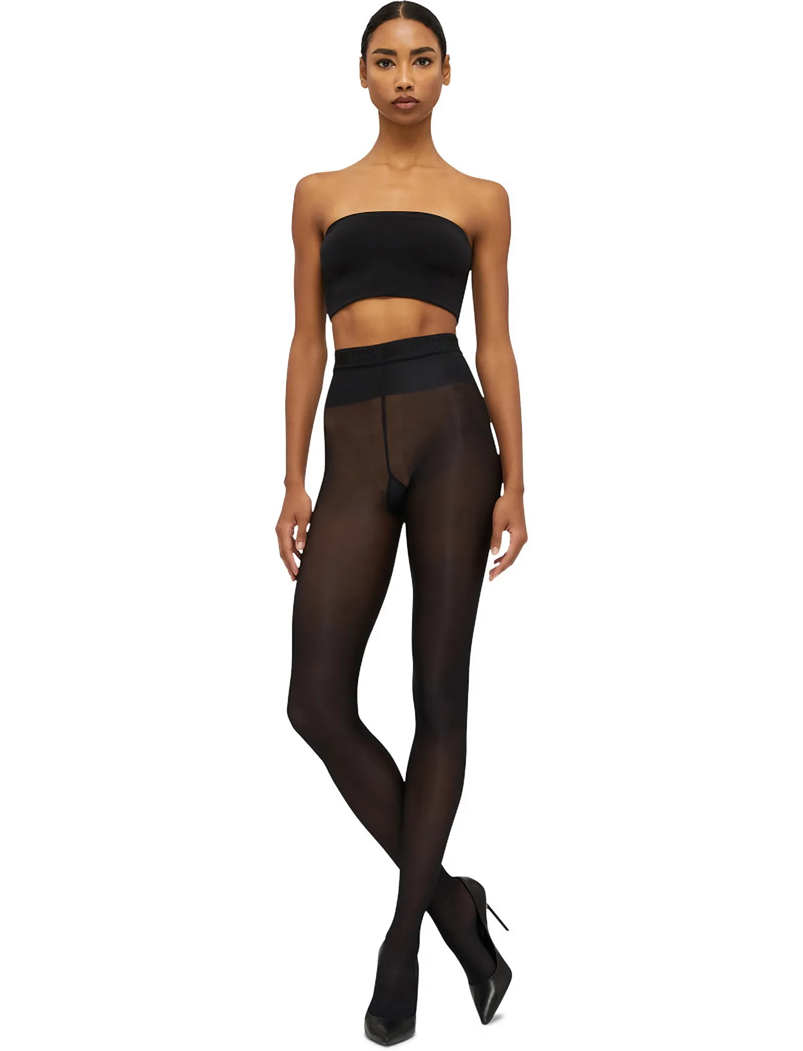 Wolford Neon 40 Tights, Kvinder, 40 Denier Strømpebukser, Navy, Str: L
