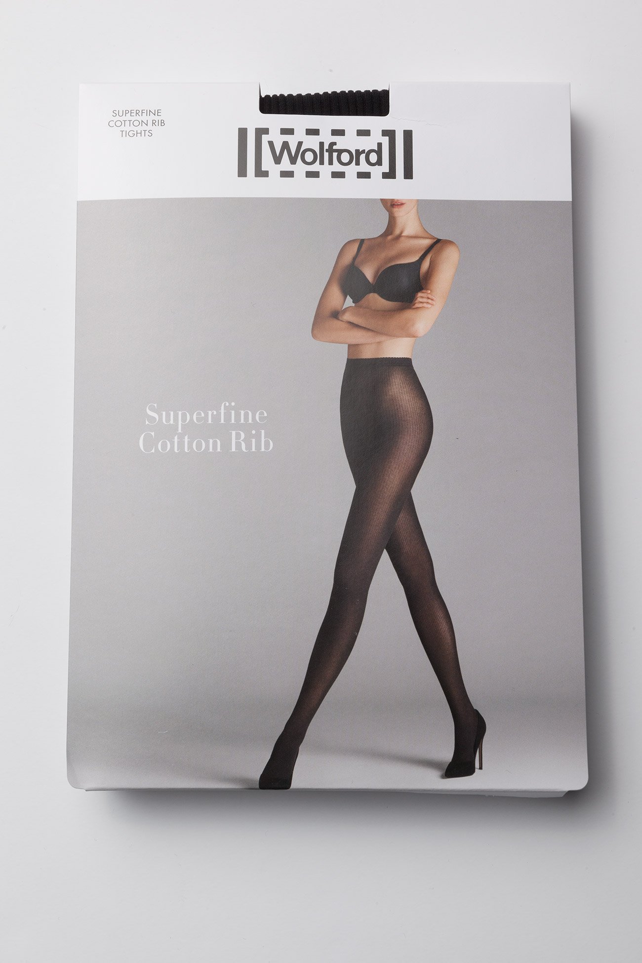 Wolford - Superfine Cotton Rib Tights - black - 2