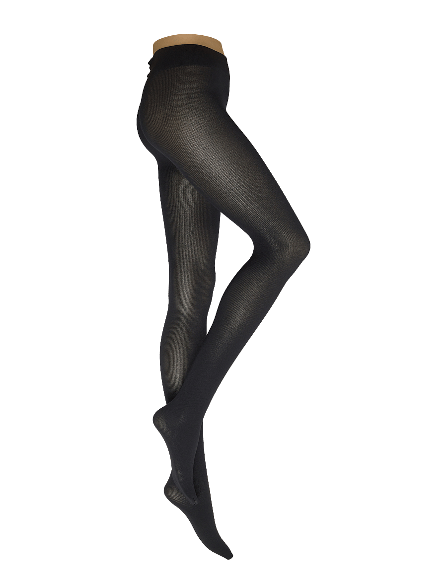 Wolford - Cotton Rib Tights - særlige begivenheder - black - 0