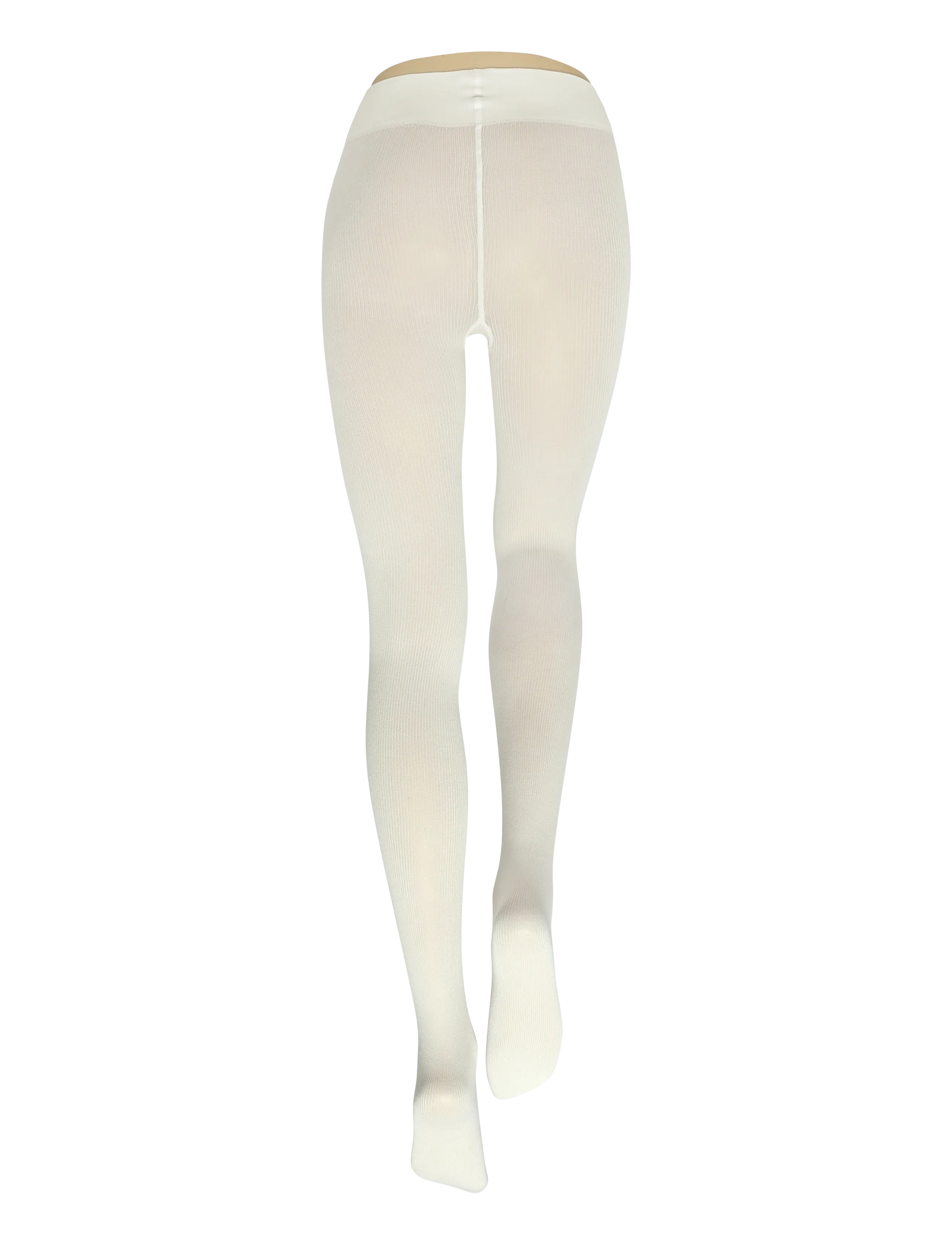 Wolford - Cotton Rib Tights - særlige begivenheder - ecrue - 1