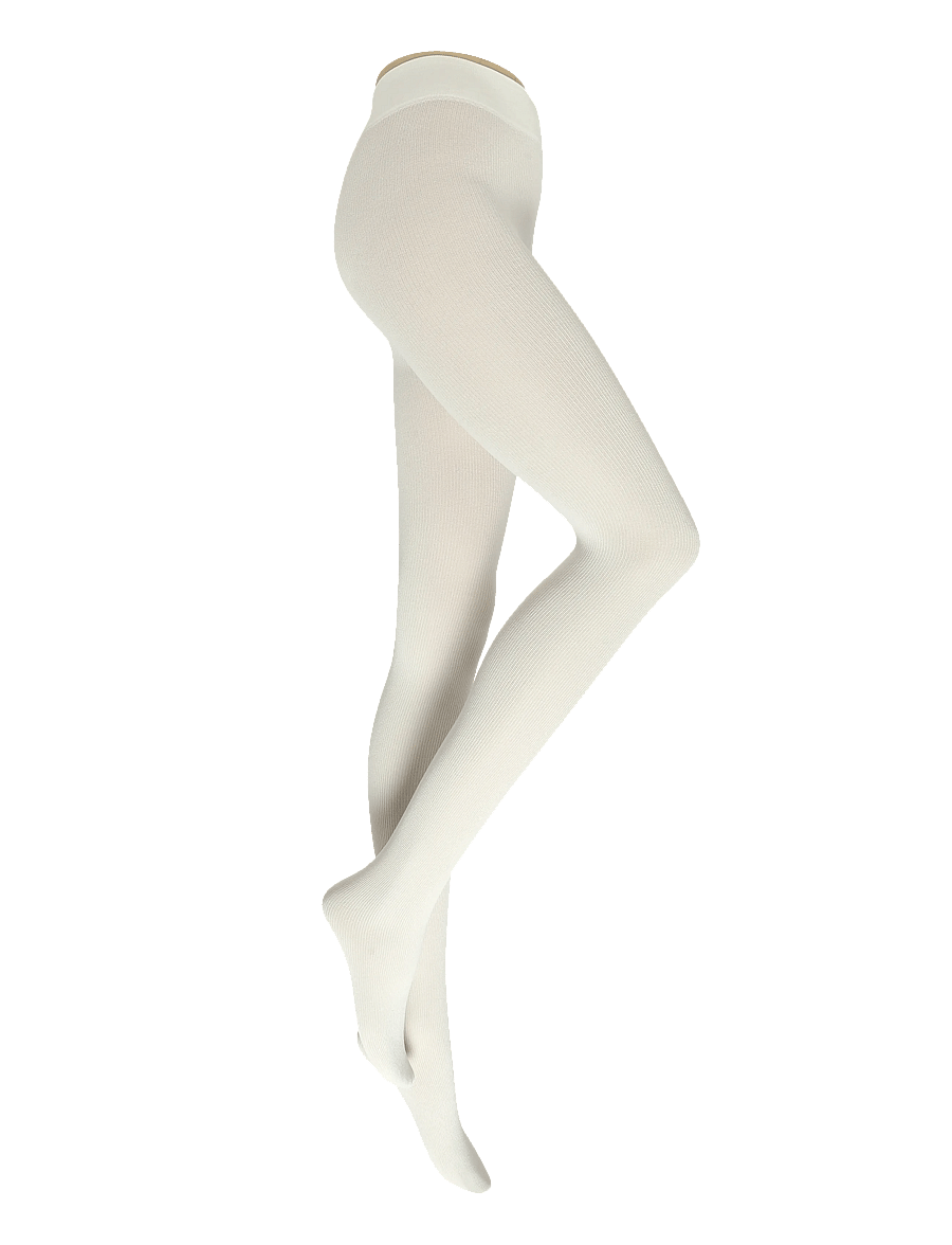 Wolford - Cotton Rib Tights - særlige begivenheder - ecrue - 2
