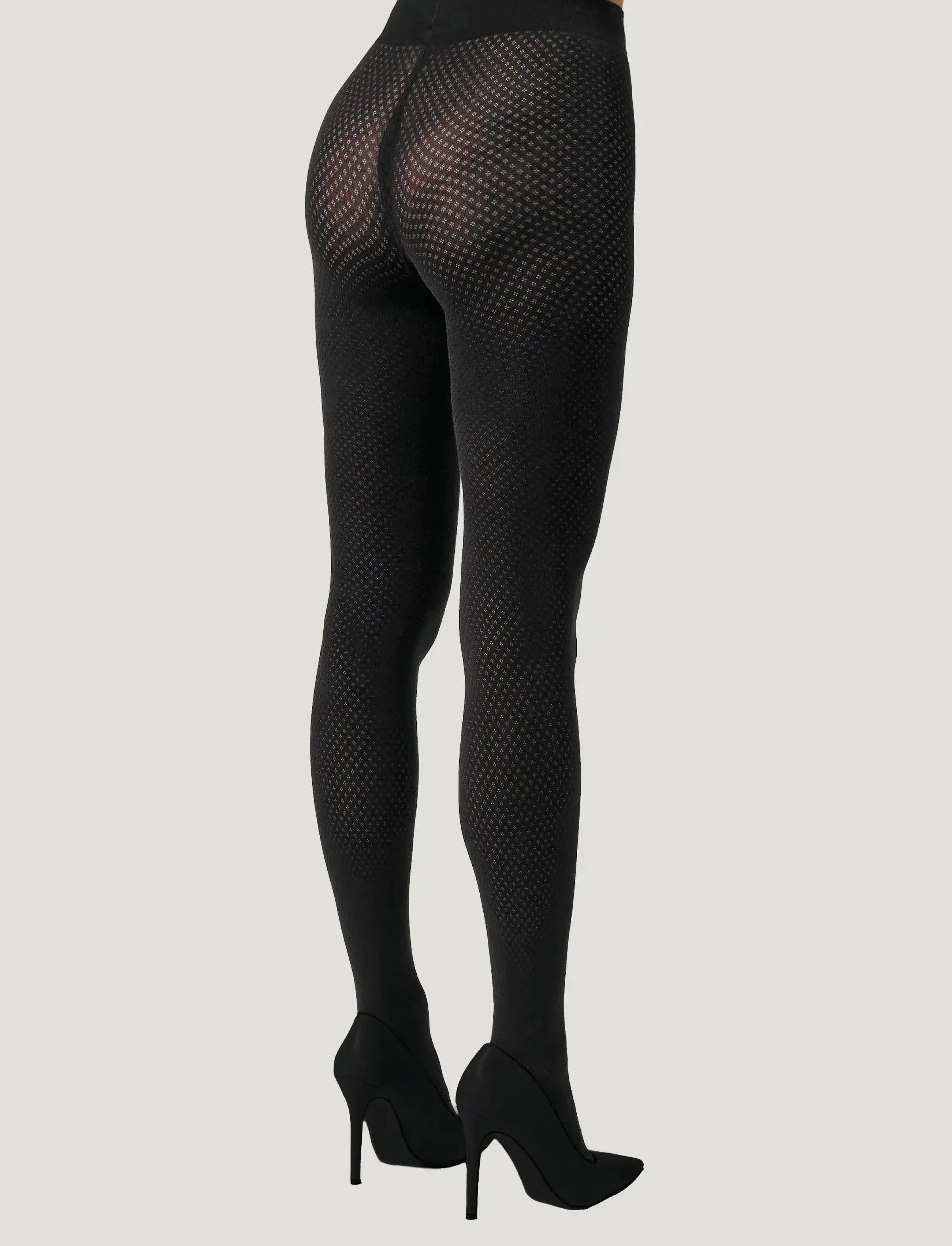 Wolford Cotton Dot Tights, XS, Black, Undertøj > Pantyhose, Dame