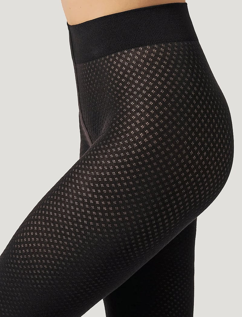 Wolford - Cotton Dot Tights - strumpfhosen - black - 4