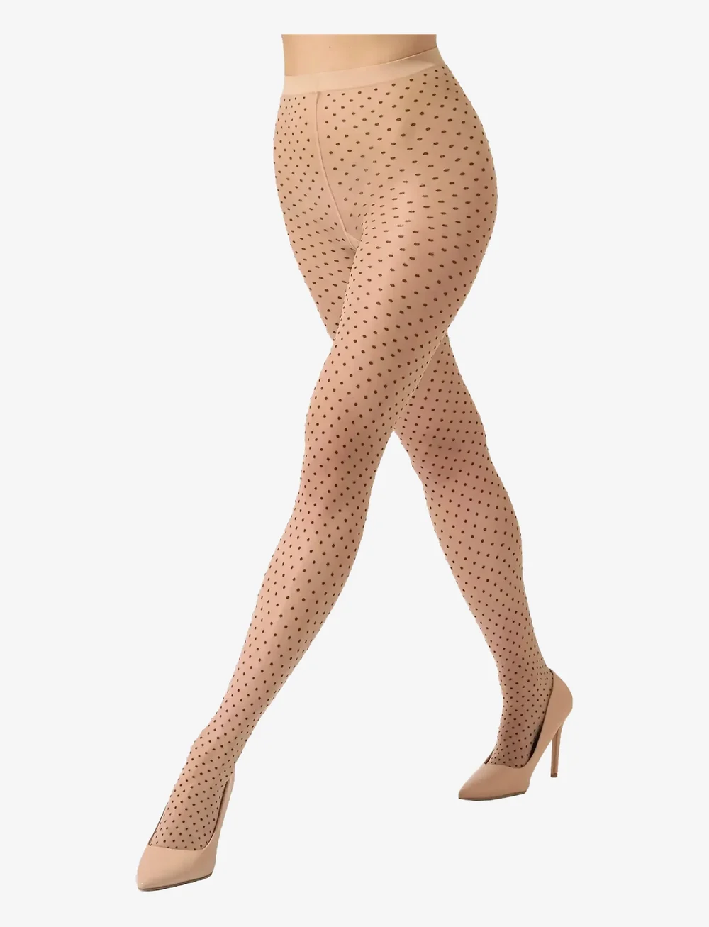 Wolford - Multicolored Dot Tights - særlige begivenheder - fairly light/black - 1