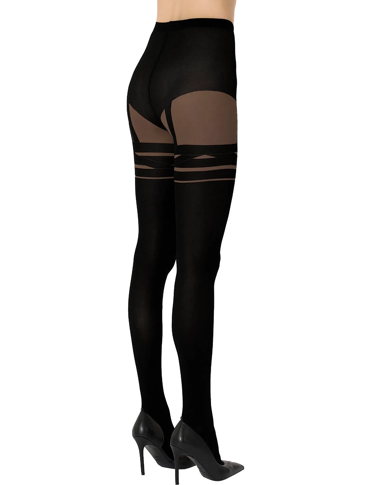 Wolford - Infinite Wrap Tights - black - 4