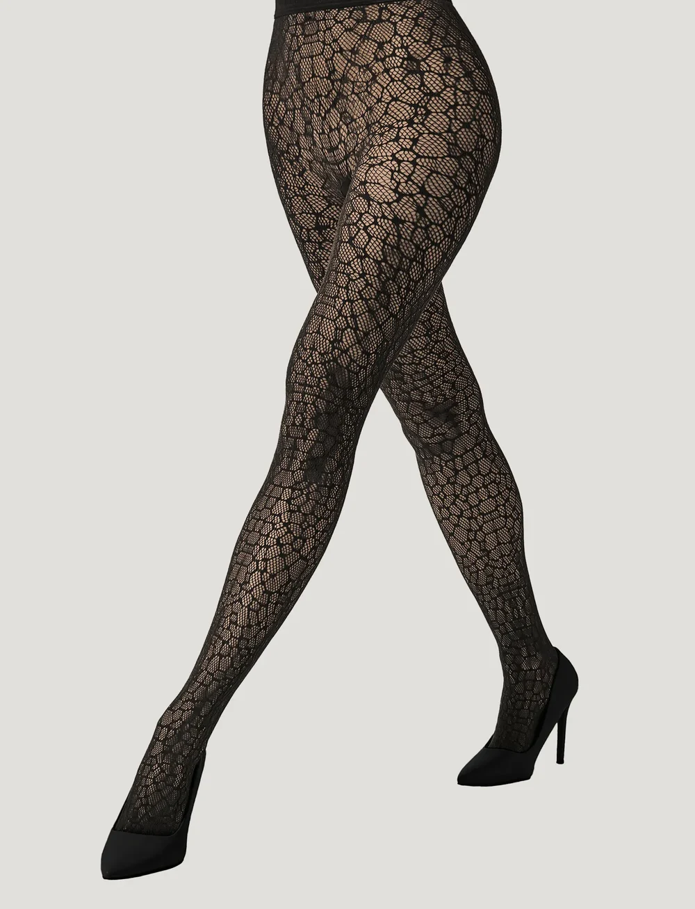 Wolford - Reptile Net Tights - særlige begivenheder - black - 4