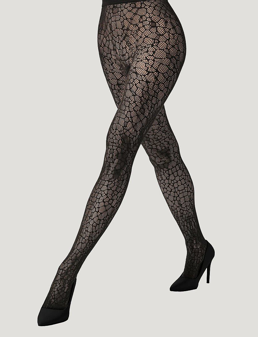 Wolford - Reptile Net Tights - erilised sündmused - black - 4