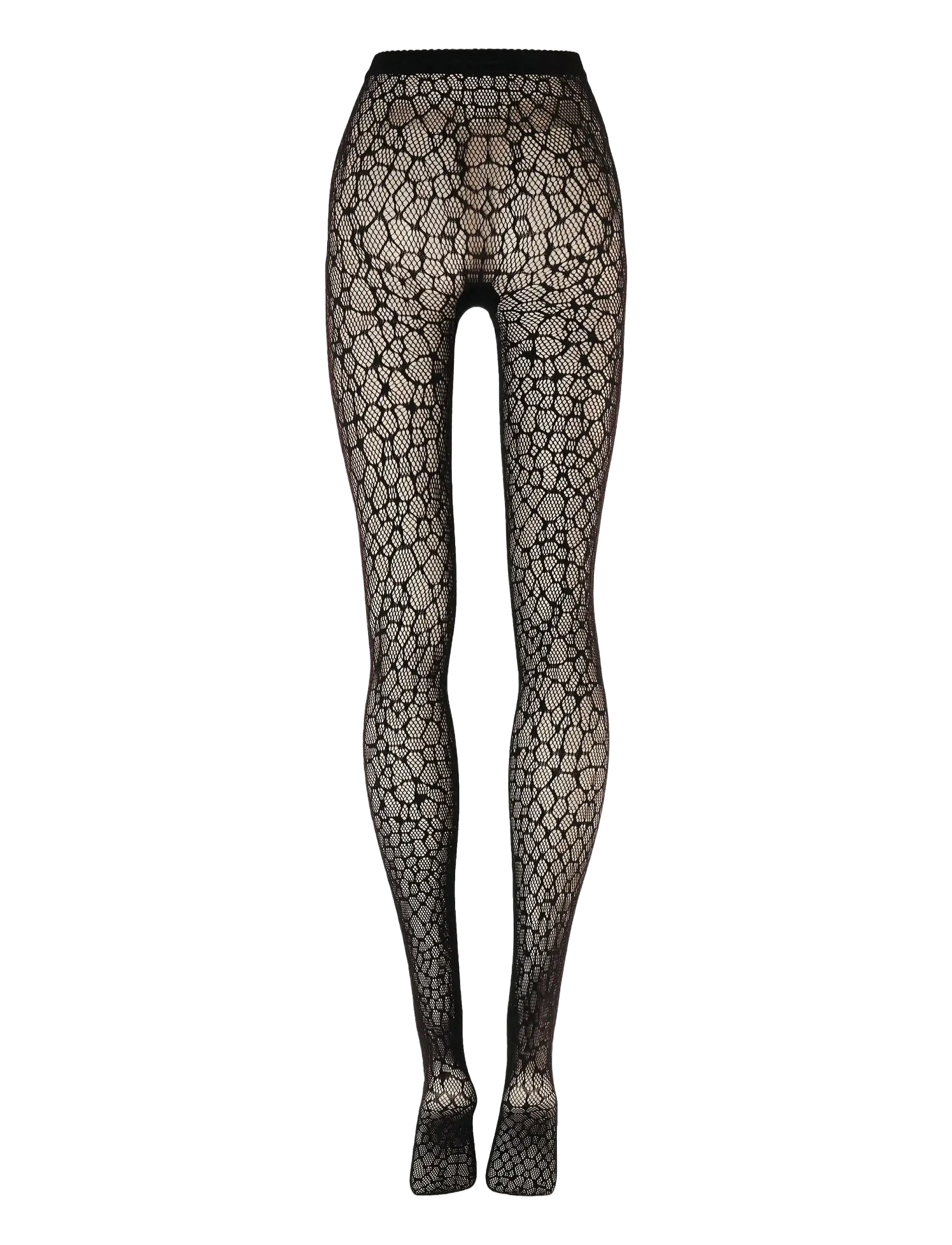 Wolford - Reptile Net Tights - laveste priser - black - 2