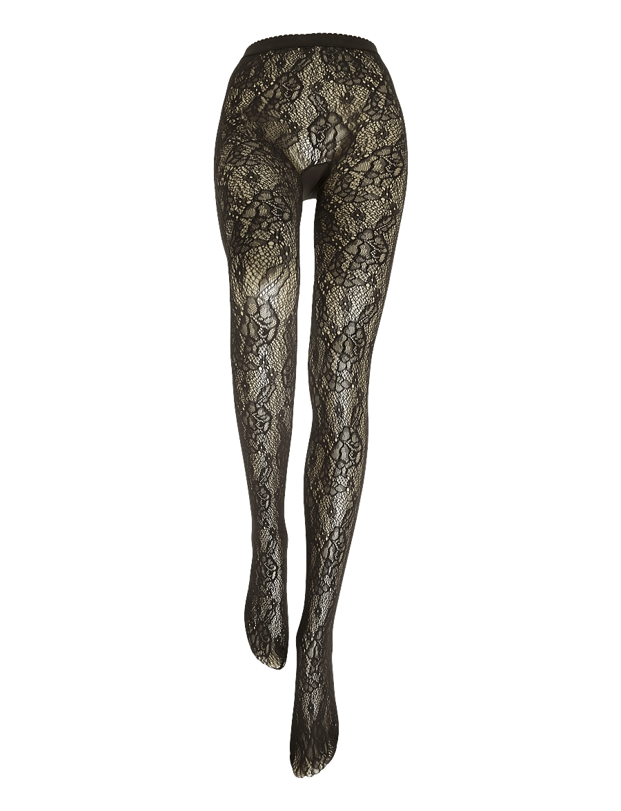 Wolford - Infinite Rose Net Tights - særlige begivenheder - dark wood - 0