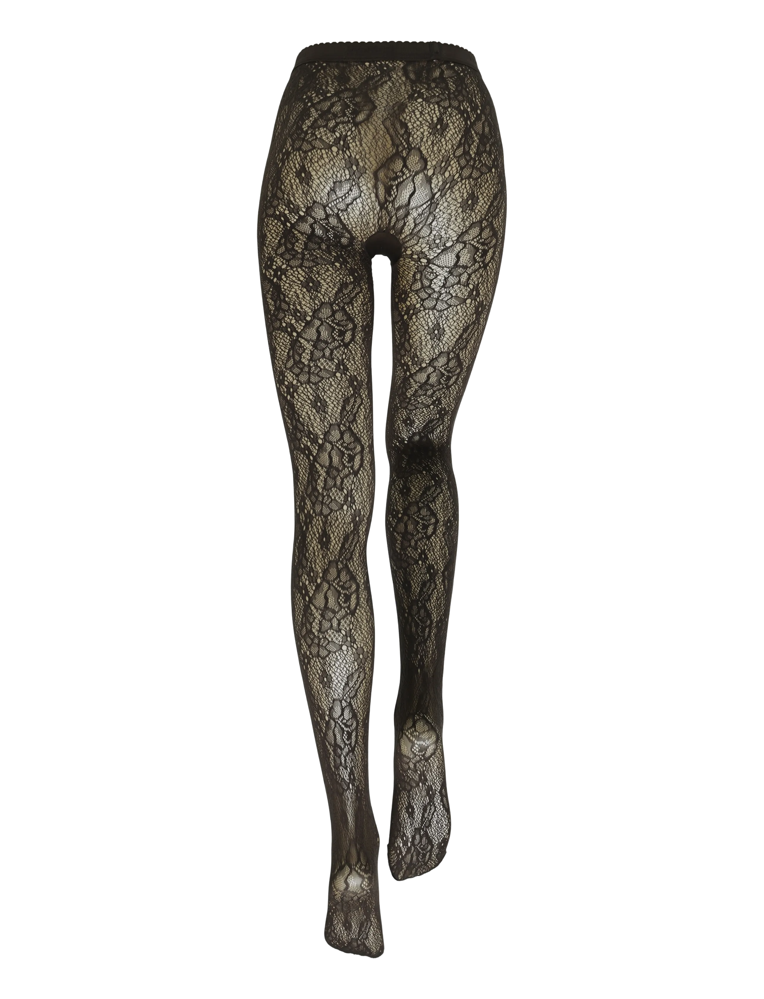 Wolford - Infinite Rose Net Tights - særlige begivenheder - dark wood - 1