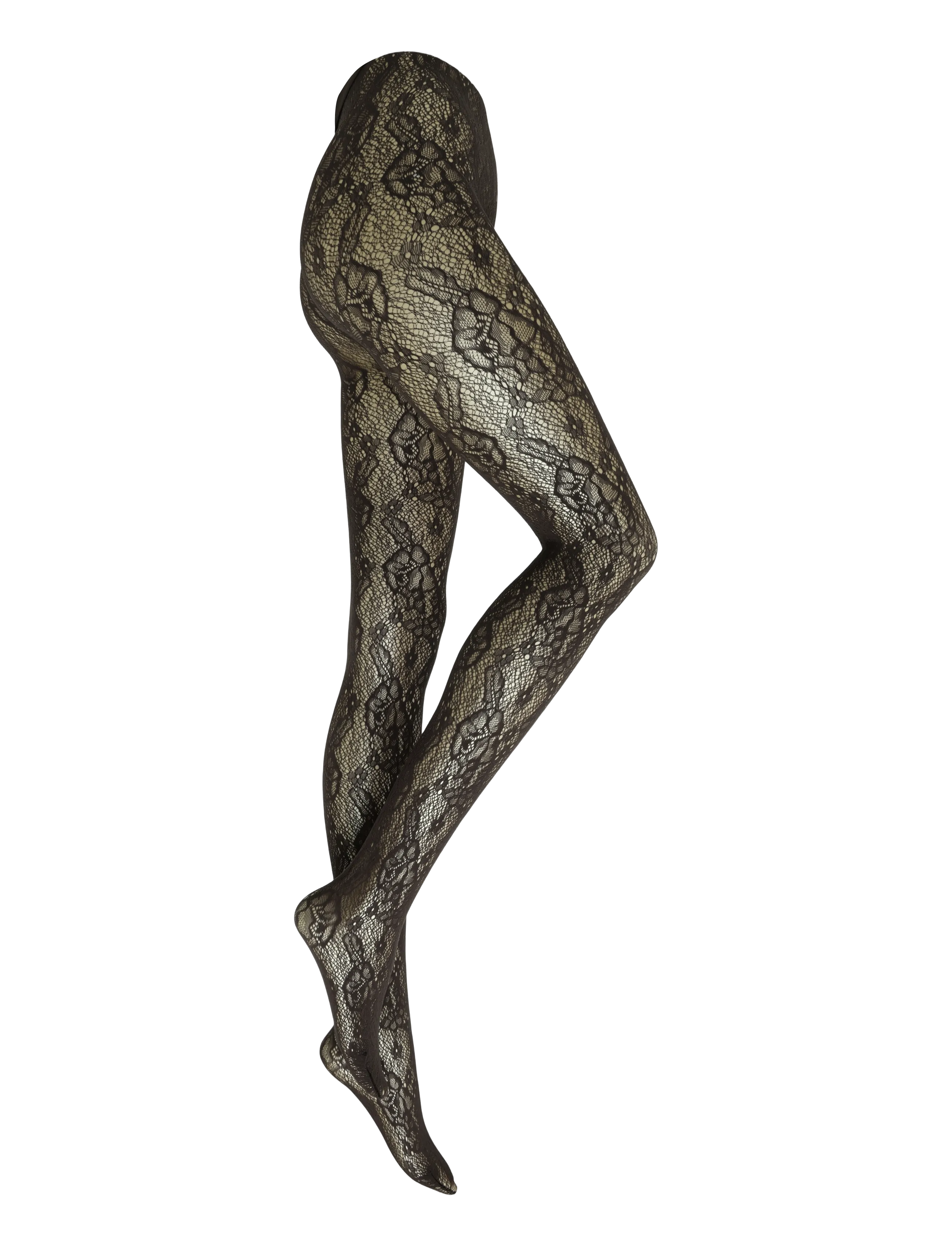 Wolford - Infinite Rose Net Tights - særlige begivenheder - dark wood - 2