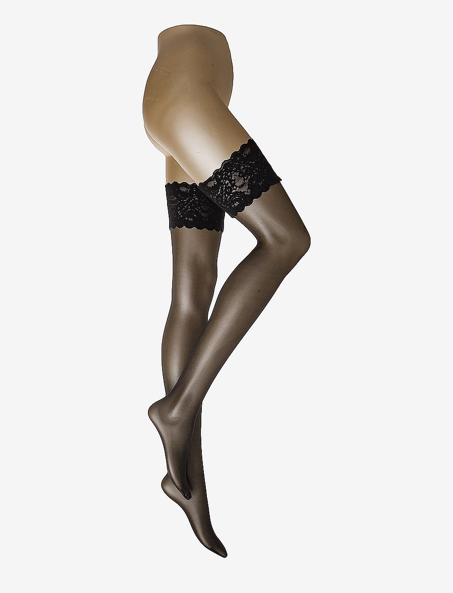 Wolford - Satin Touch 20 Stay-Up - speciella tillfällen - black - 1