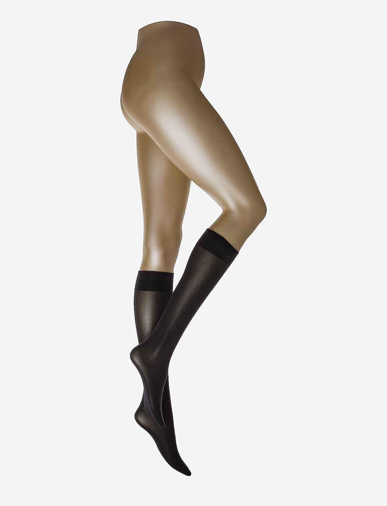 Wolford Velvet De Luxe 50 Knee Highs, S, Socks, Schwarz - High Frauen