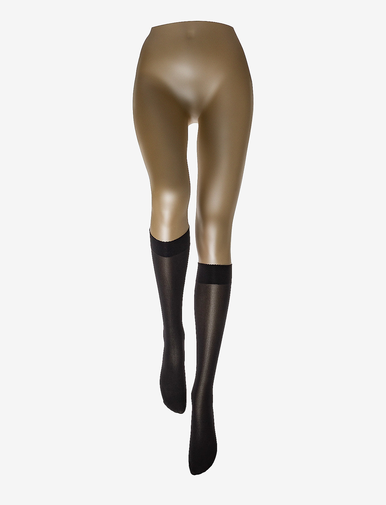 Wolford - Velvet de Luxe 50 Knee highs - garās zeķes - black - 1