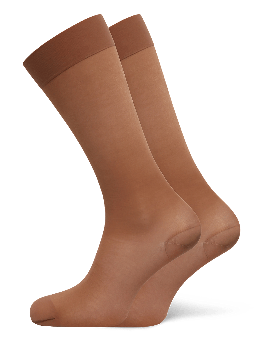 Wolford - Pure Energy 30 Leg Vitalizer - põlvikud - gobi - 0