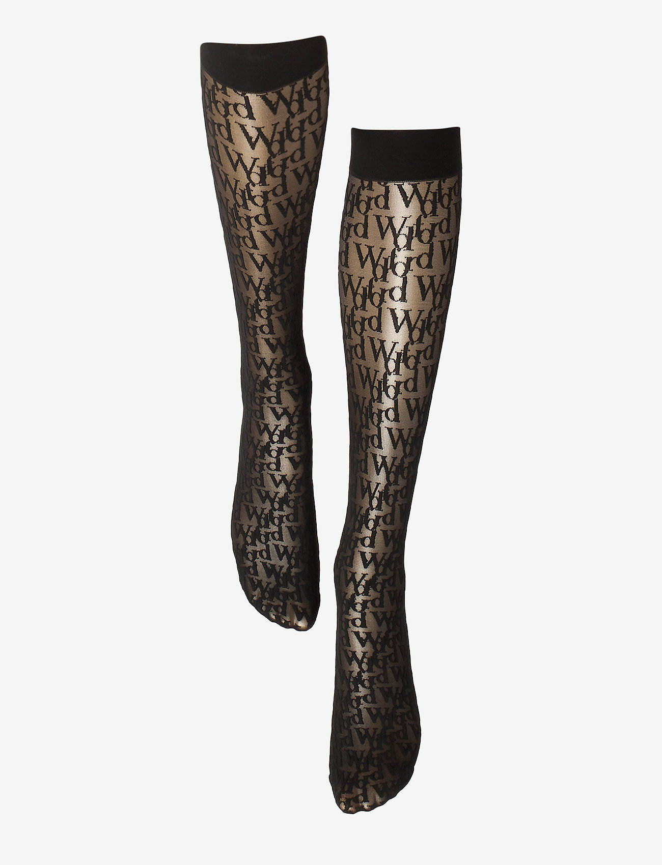 Wolford - Logomania Knee-Highs - black/black - 1