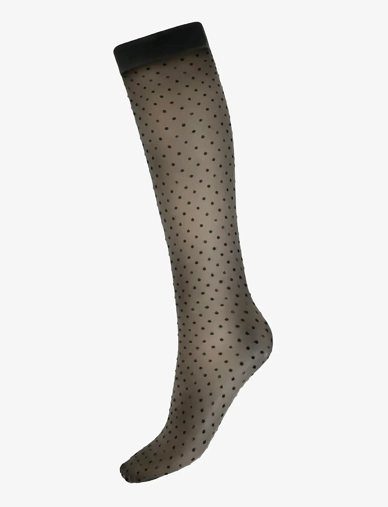 Wolford - Multicolored Dot Knee-Highs - black/black - 1