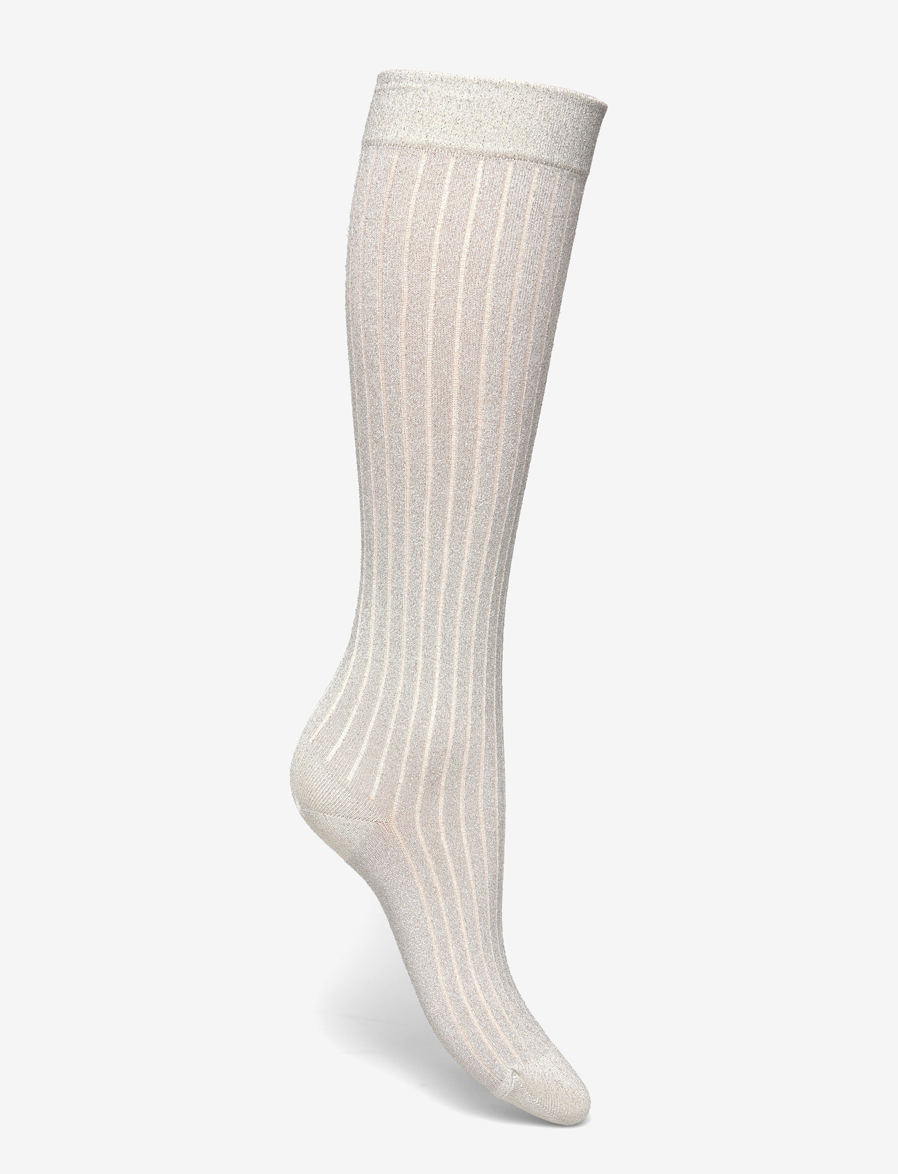 Wolford - Shimmer Rib Knee-Highs - kniestrümpfe - buttercream/silver - 1