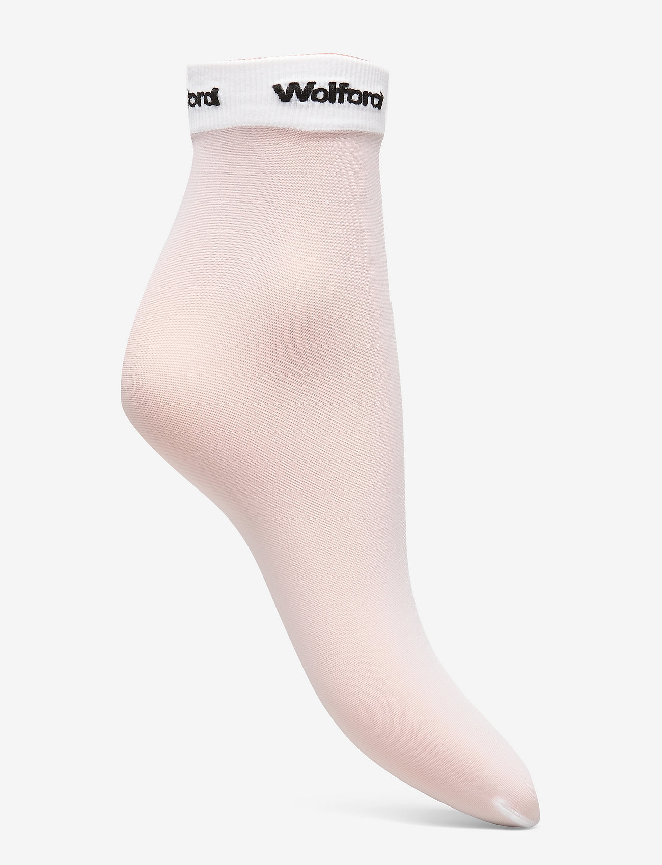 Wolford - Logo Band Socks - white/black - 1