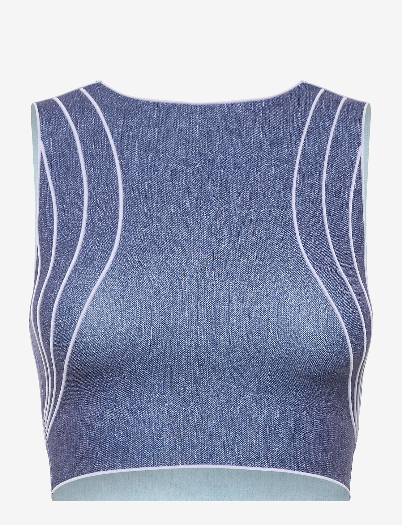 Wolford - Taylor Crop Top - crop topit - texas heavy blue - 0